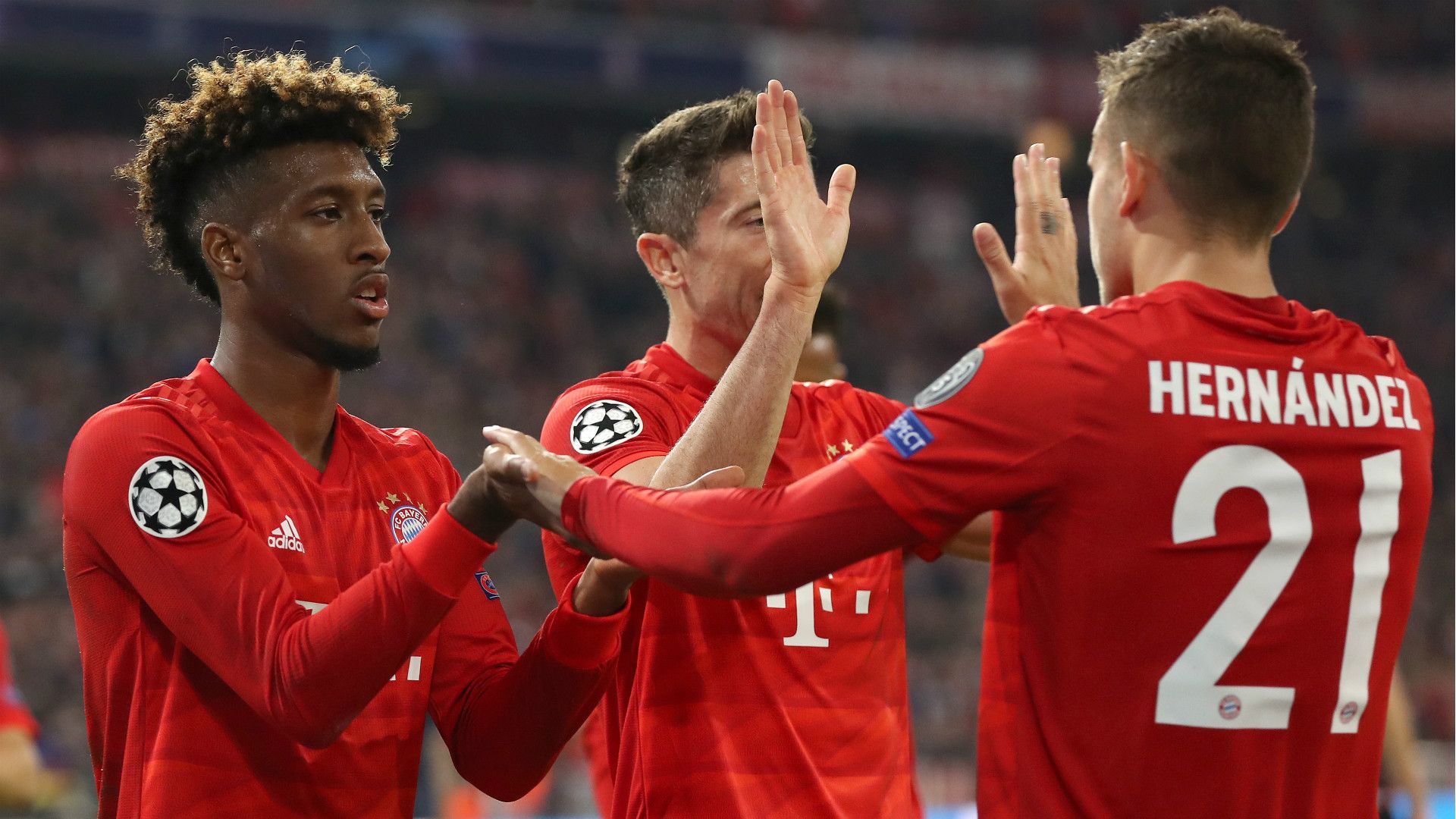 Kingsley Coman Bayern Munchen Crvena Zvezda Champions League 18092019