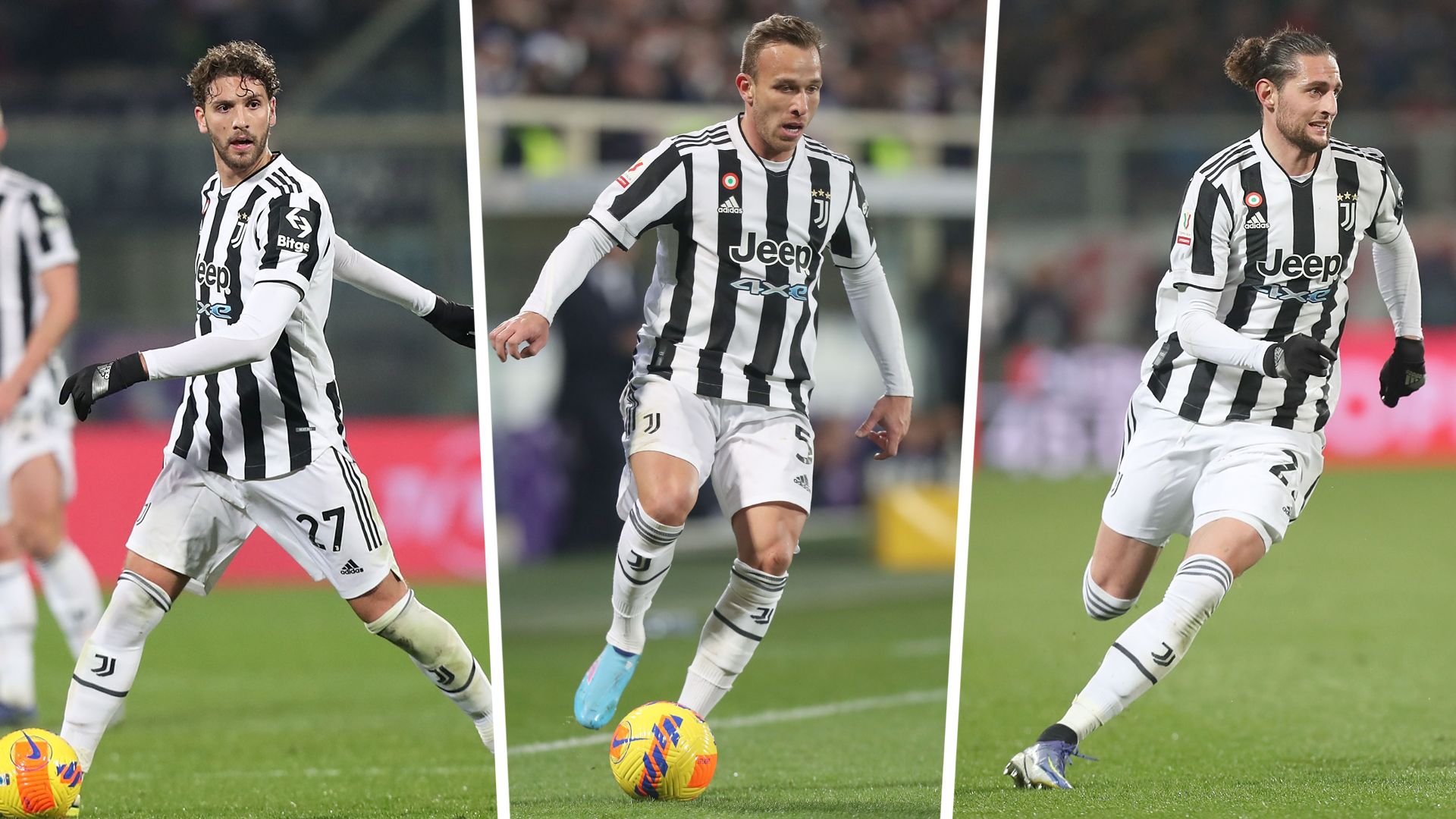 trio locatelli arthur rabiot