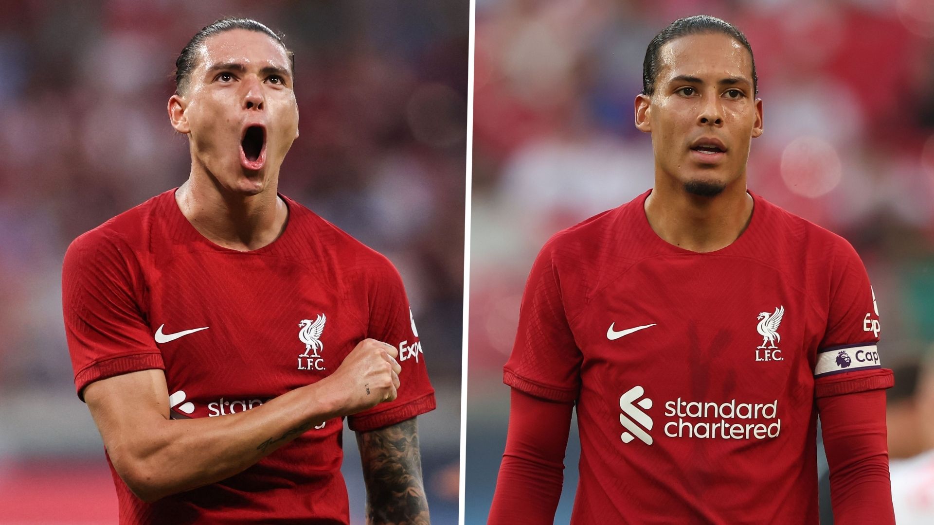 Darwin Nunez Virgil van Dijk Liverpool 2022-23