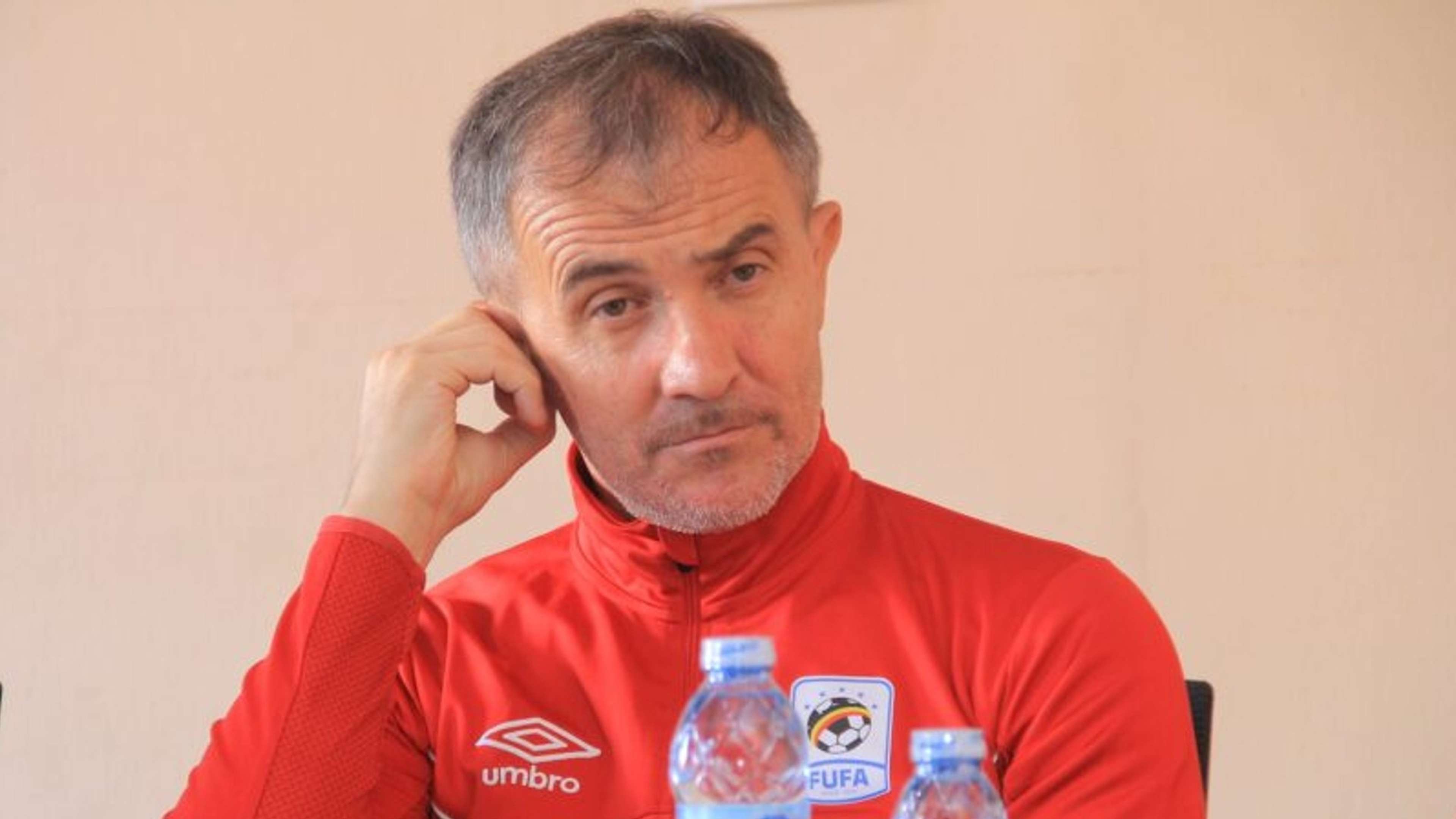 Uganda Cranes Head coach Milutin Sredojevic.