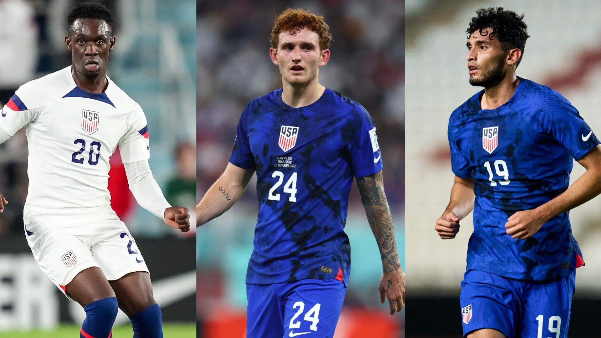 Balogun, pepi, Sargent USMNT split