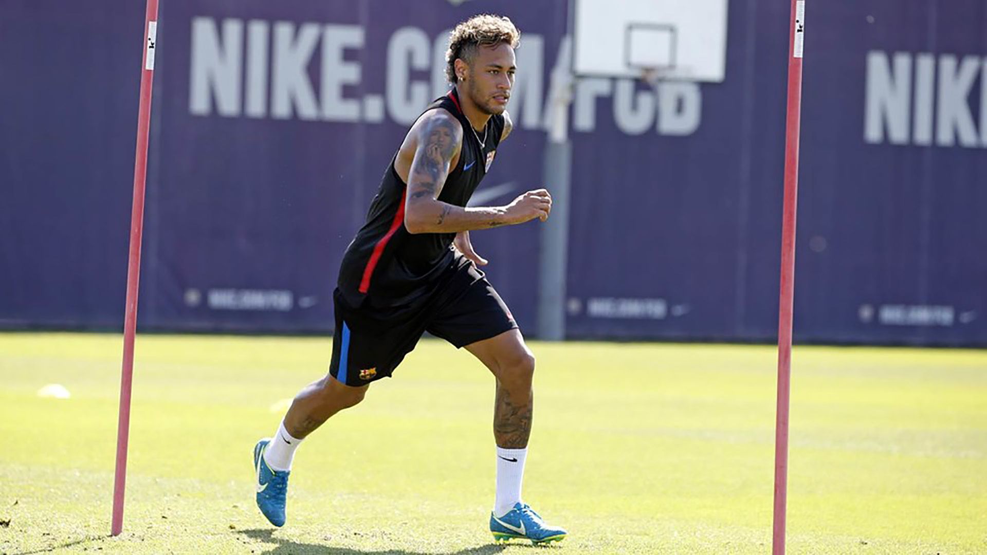 Neymar Barcelona training 17072017