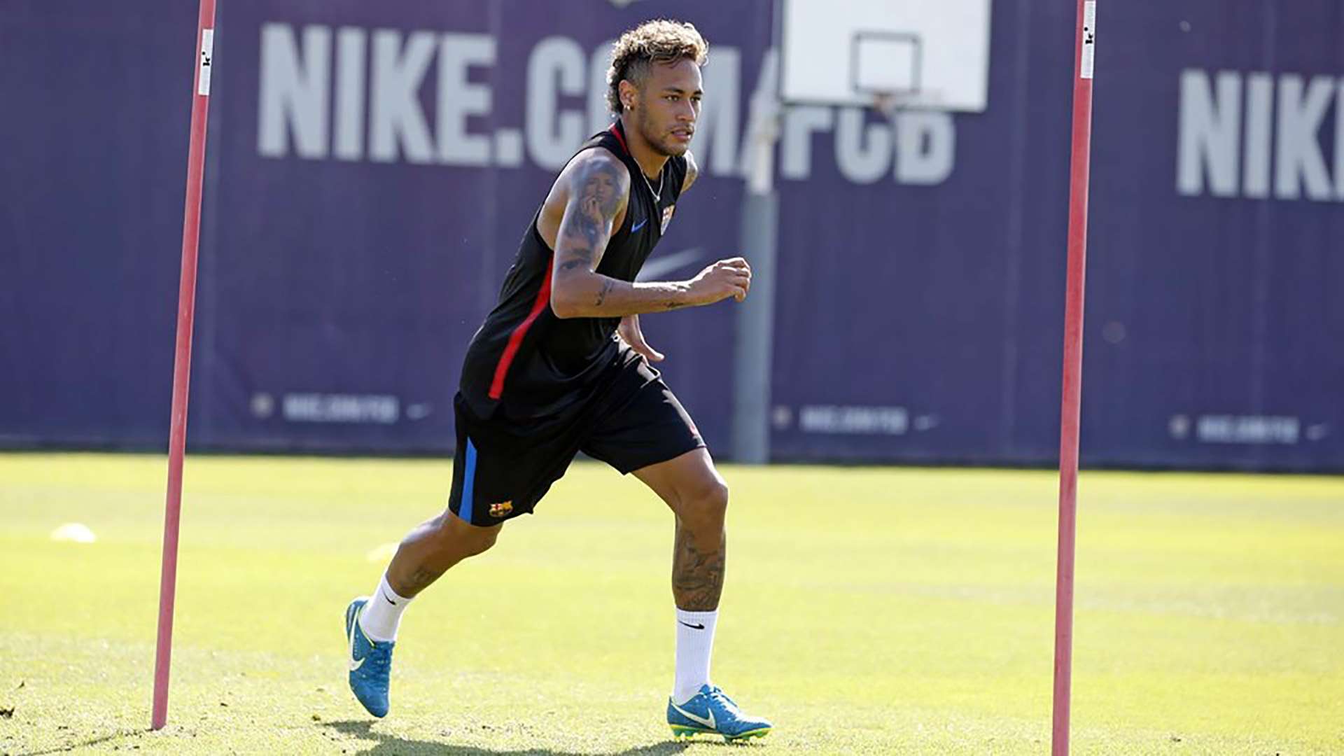 Neymar Barcelona training 17072017