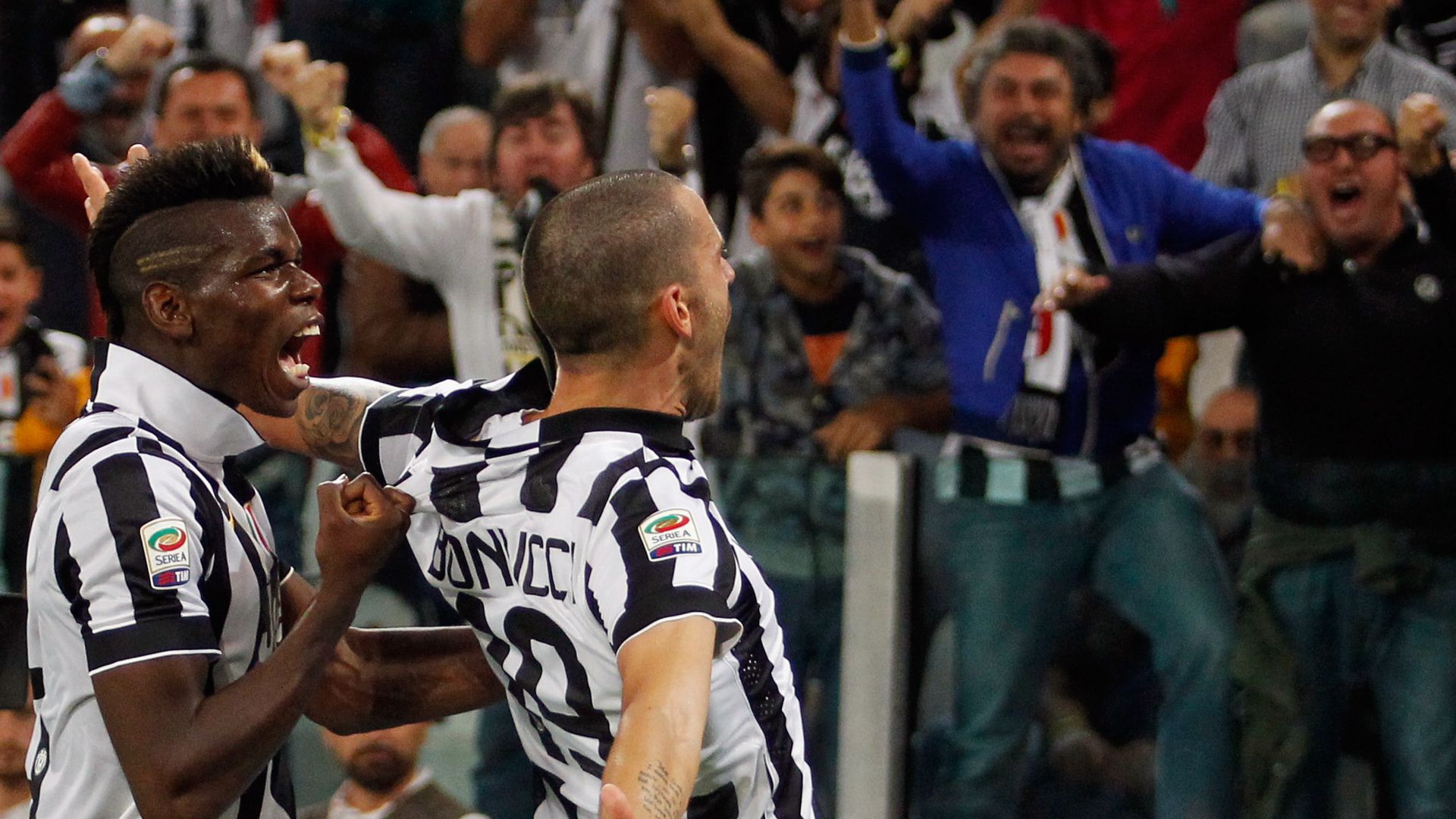 Juventus Bonucci Pogba Scudetto 2015