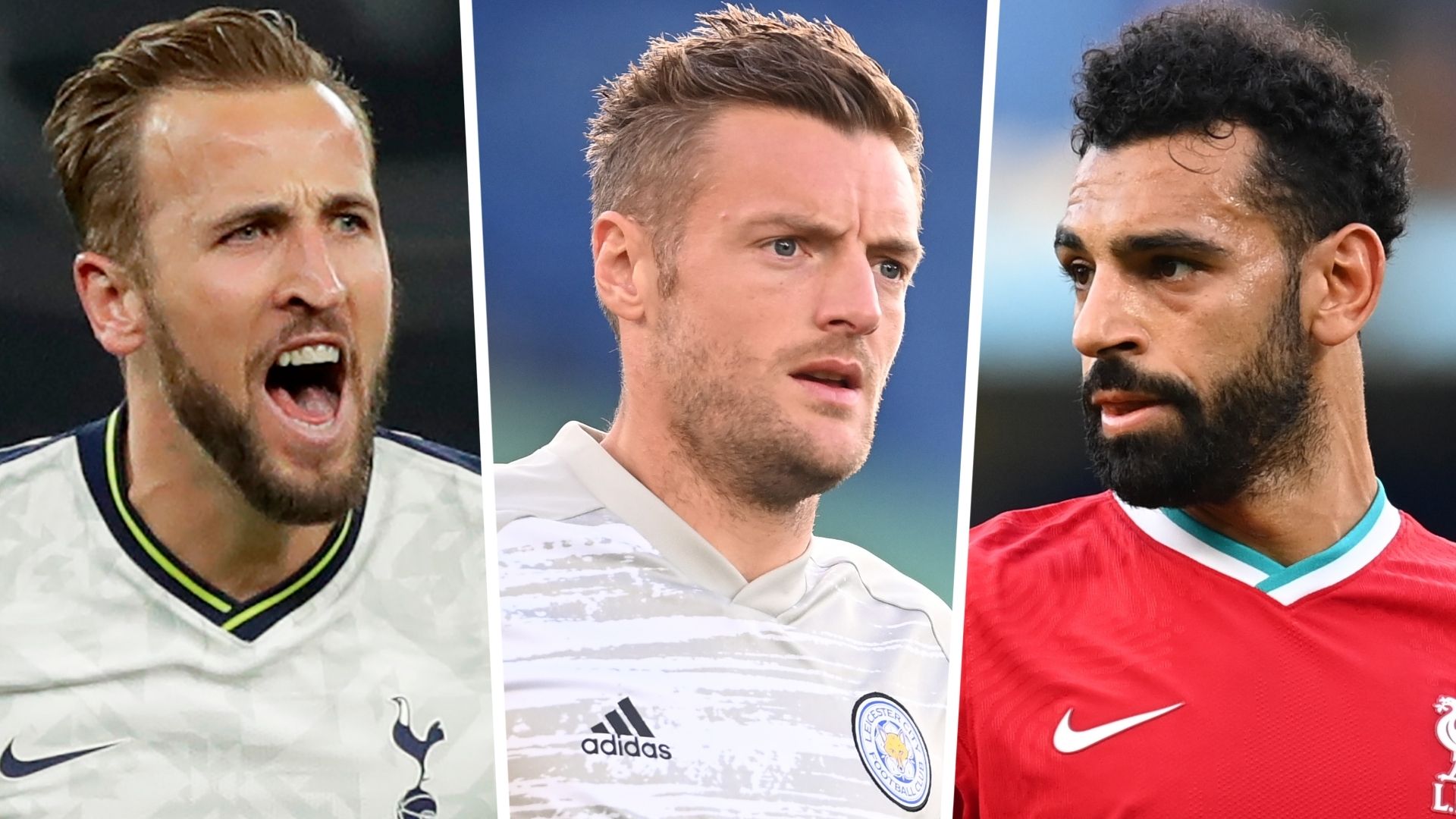 Harry Kane Jamie Vardy Mohamed Salah 2020-21