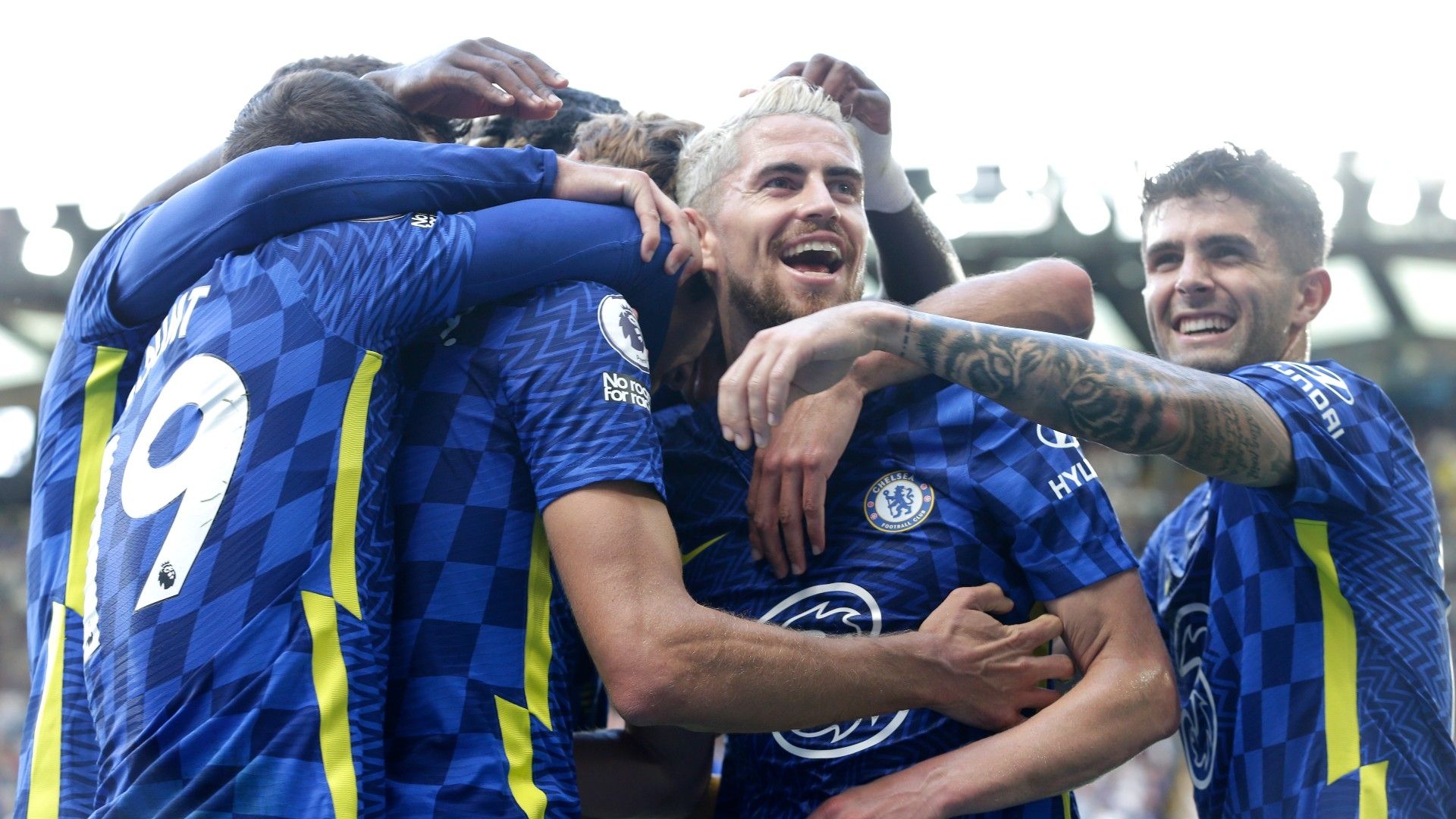 Chelsea celebrate Premier League 2021