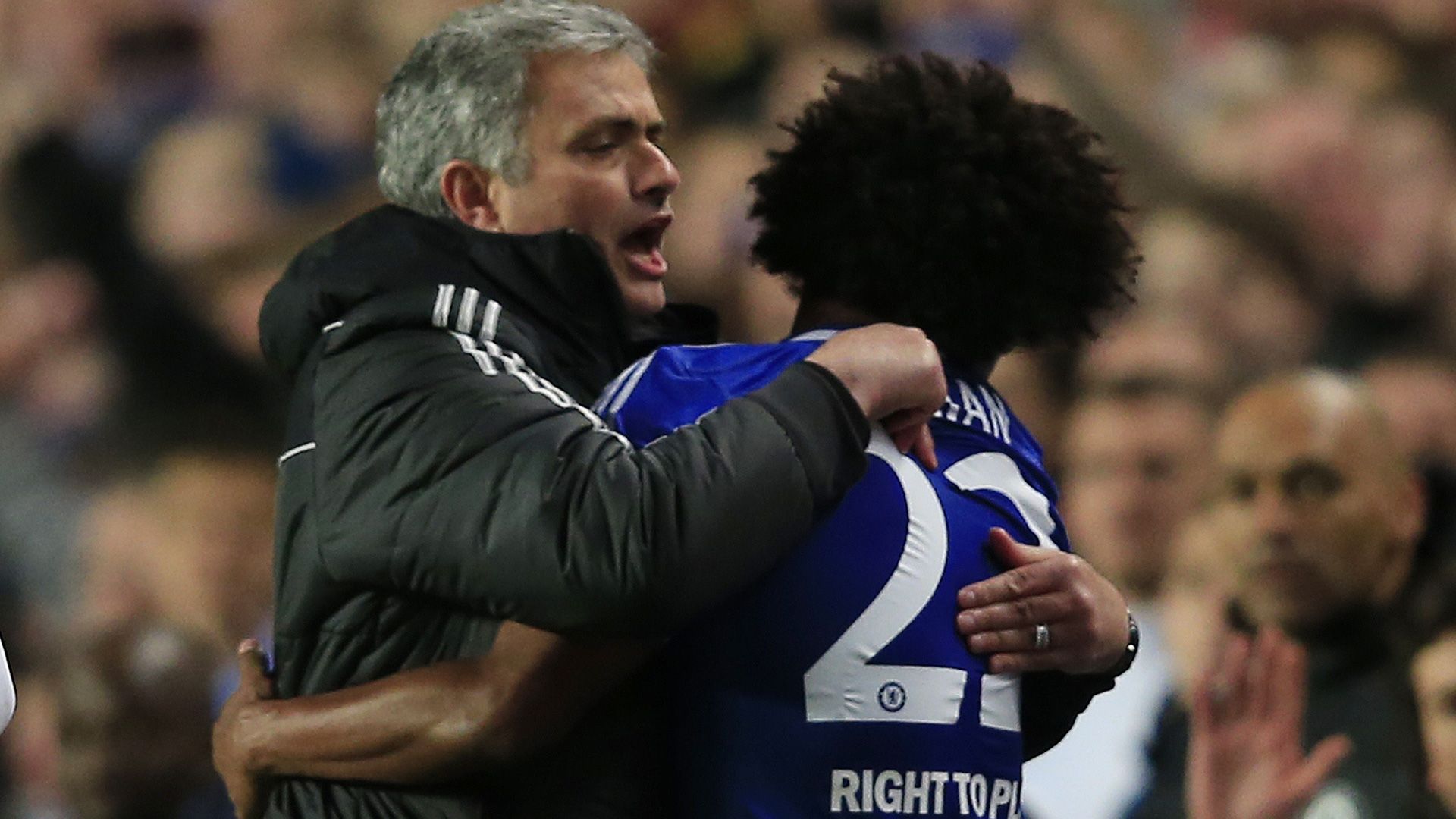 Jose Mourinho Willian FC Chelsea Premier League 04082014