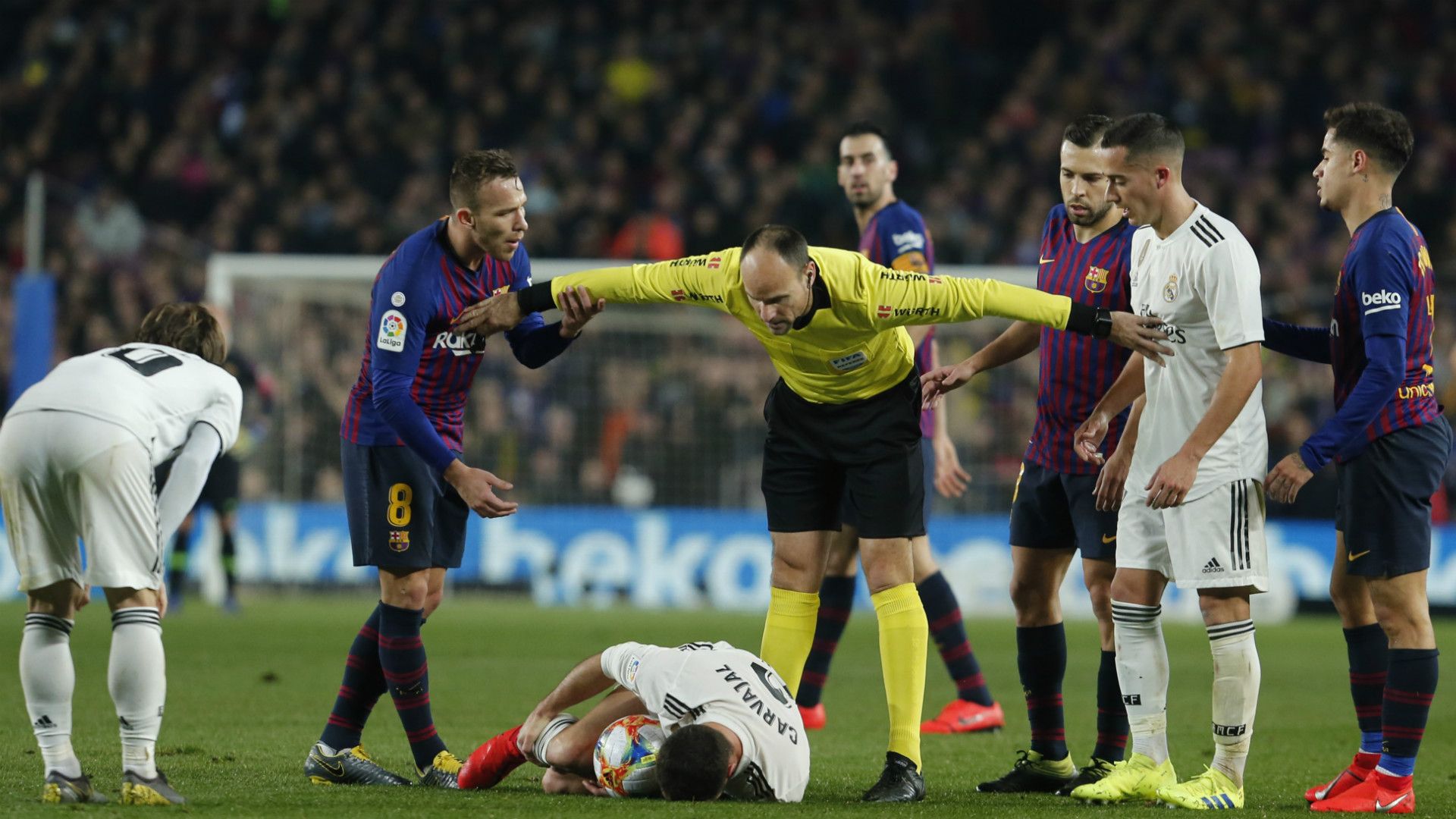 MATEU LAHOZ BARCELONA REAL MADRID COPA DEL REY