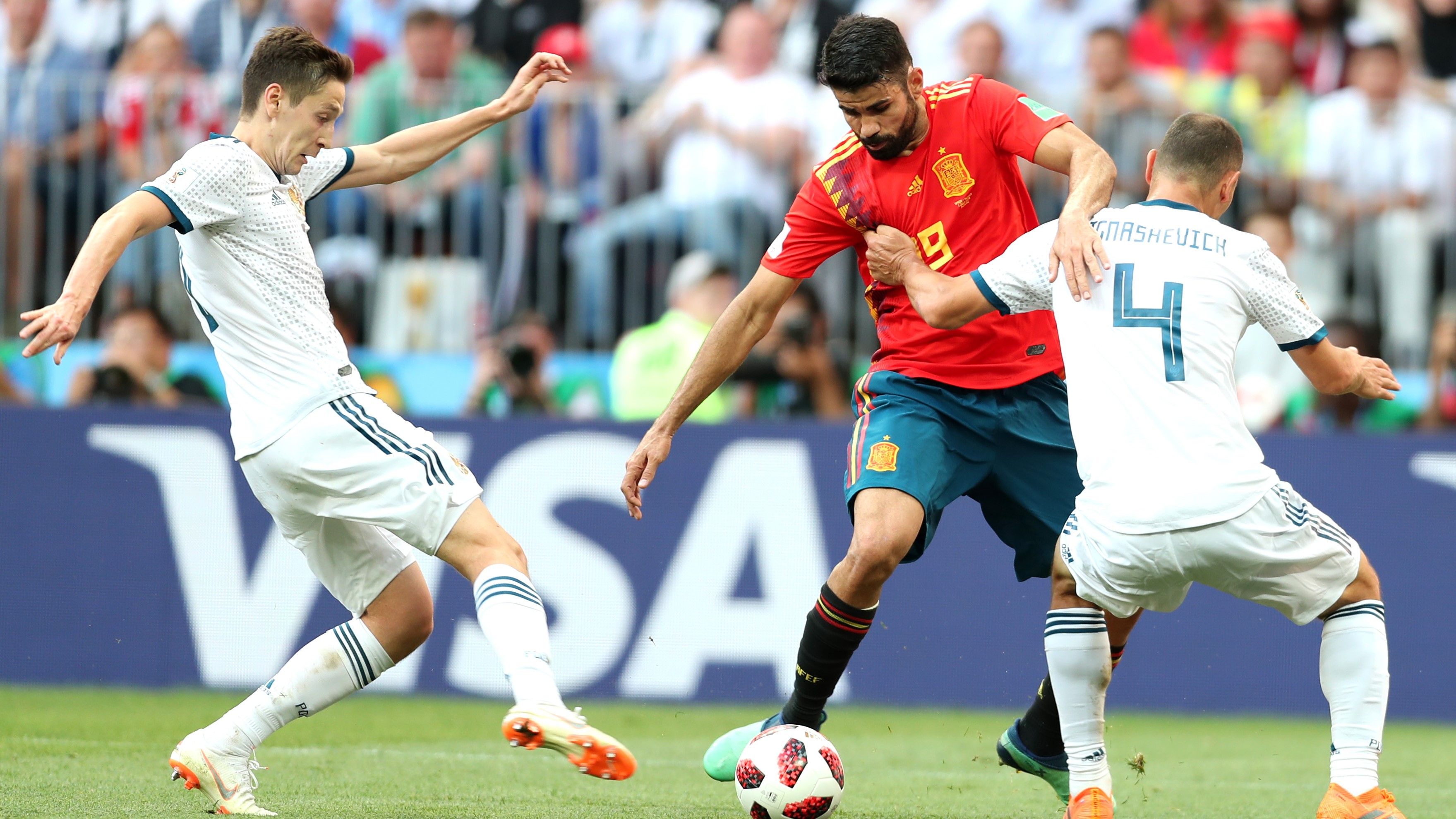 Sergey Ignashevich Diego Costa España Rusia Spain Russia 01072018
