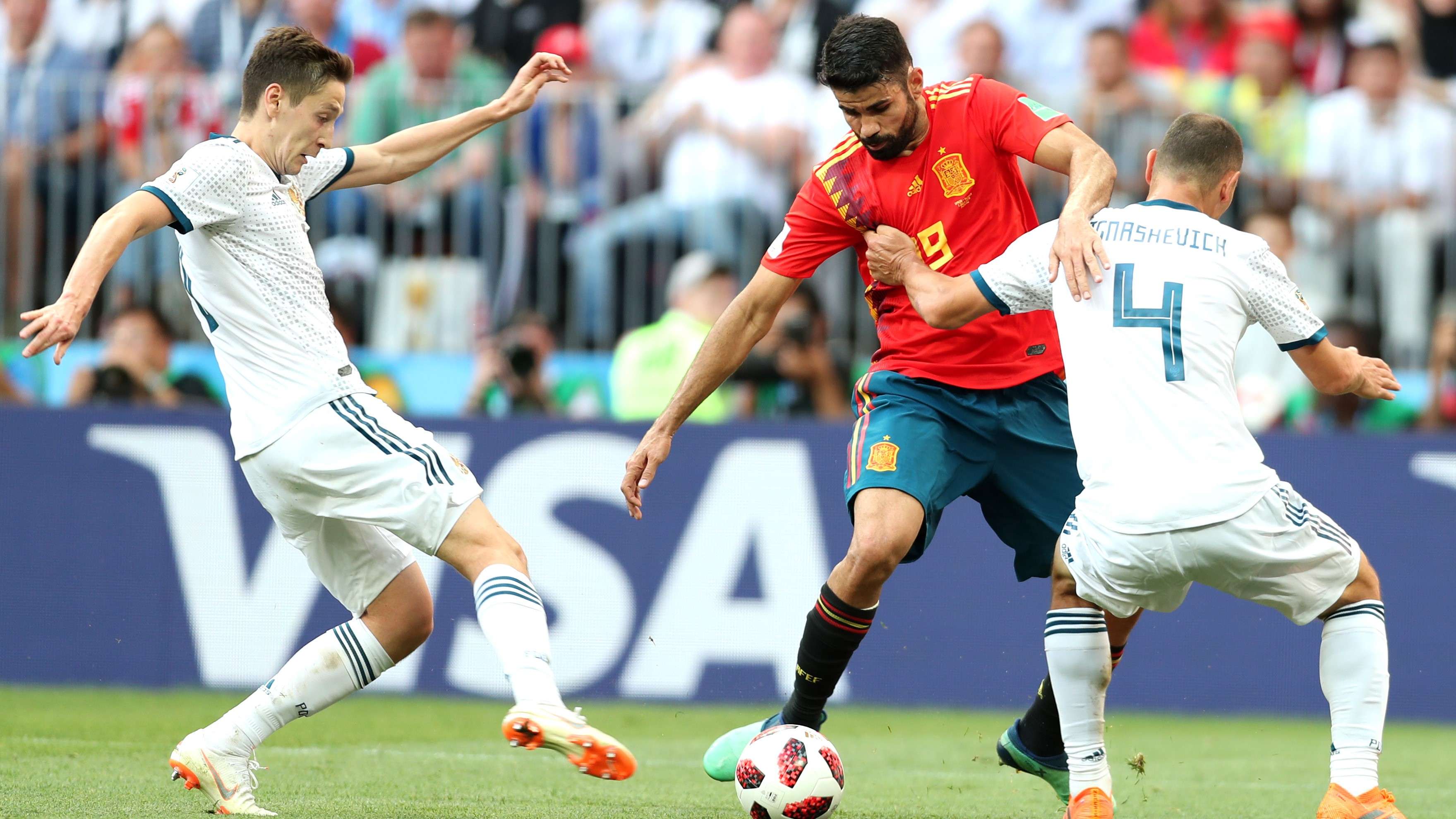 Sergey Ignashevich Diego Costa España Rusia Spain Russia 01072018