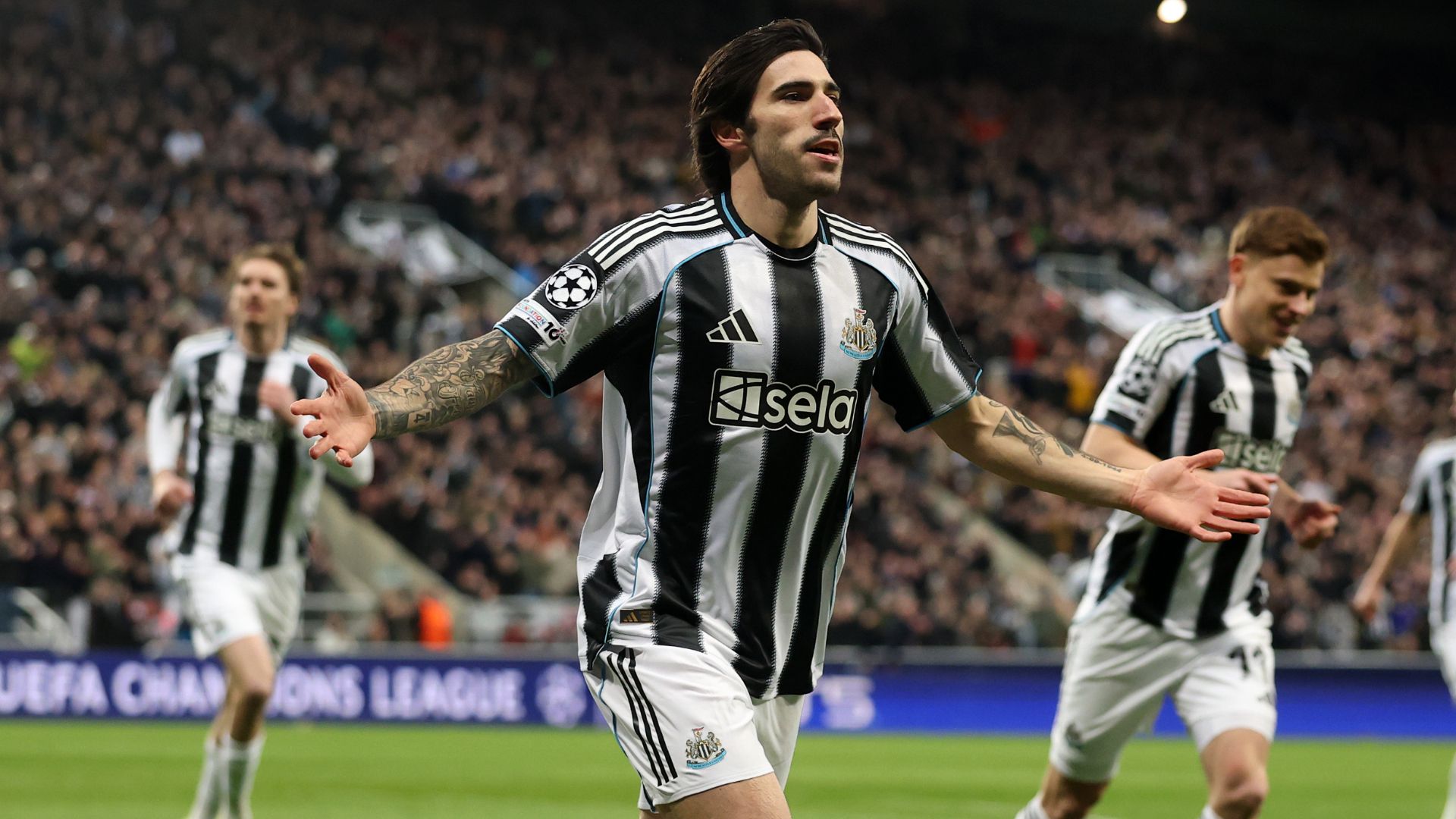 Tonali Newcastle Qarabag Champions