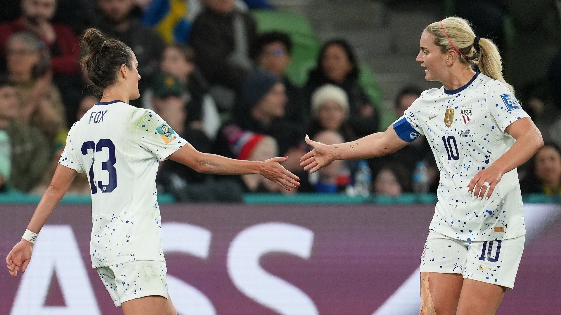 Emily Fox Lindsey Horan USWNT 2023