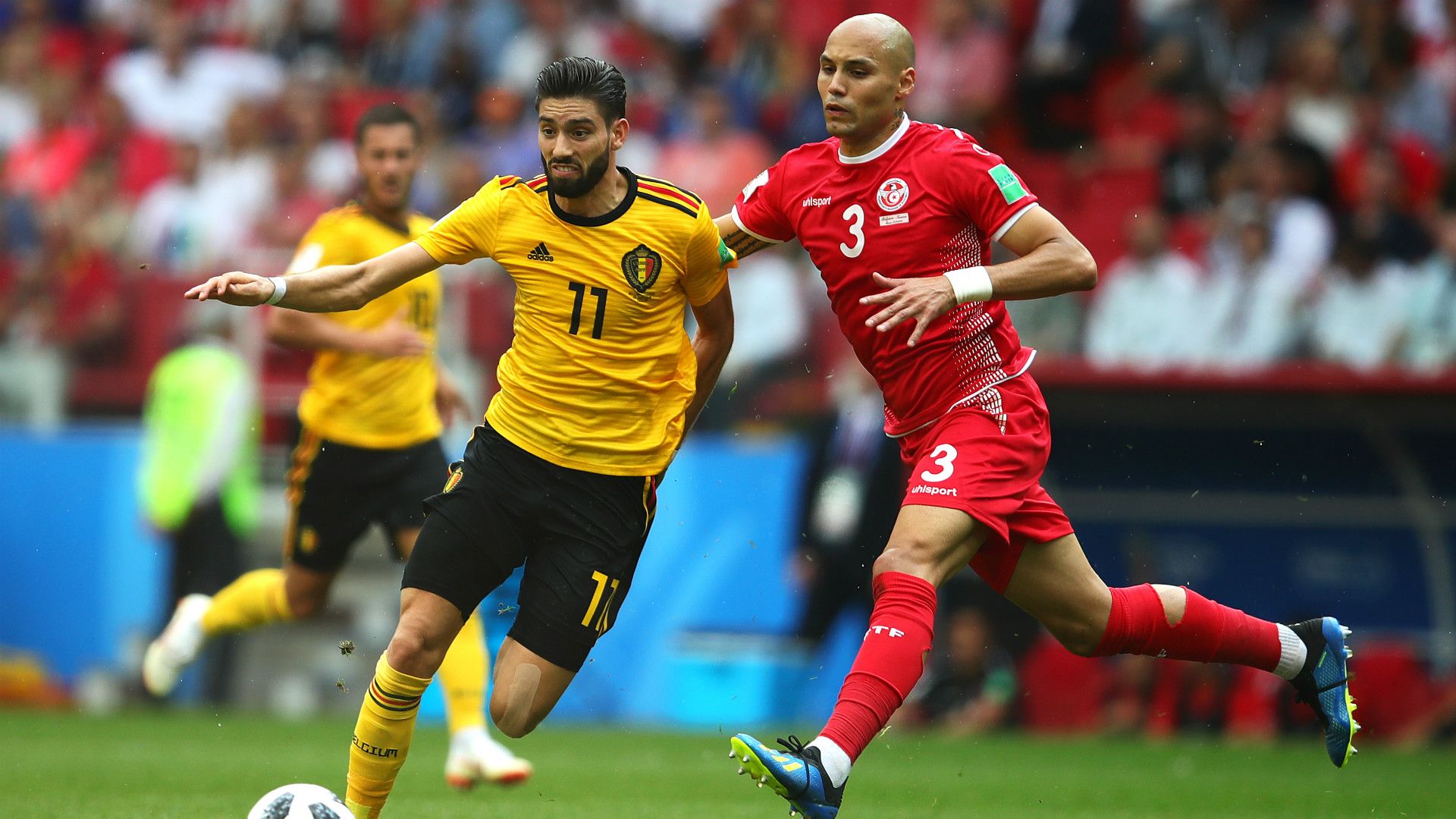 Yannick Carrasco Belgium Tunisia World Cup
