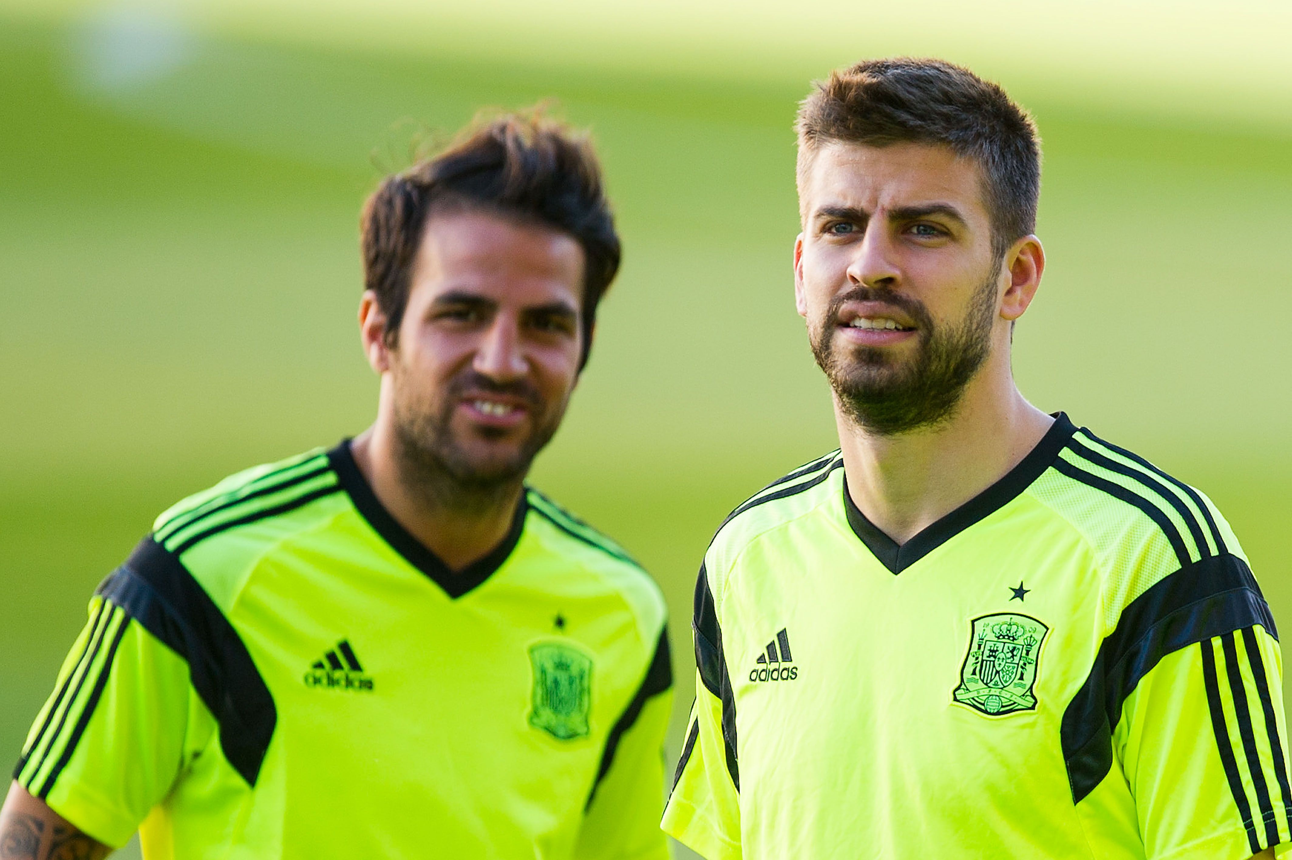 Cesc Fabregas Gerard Pique