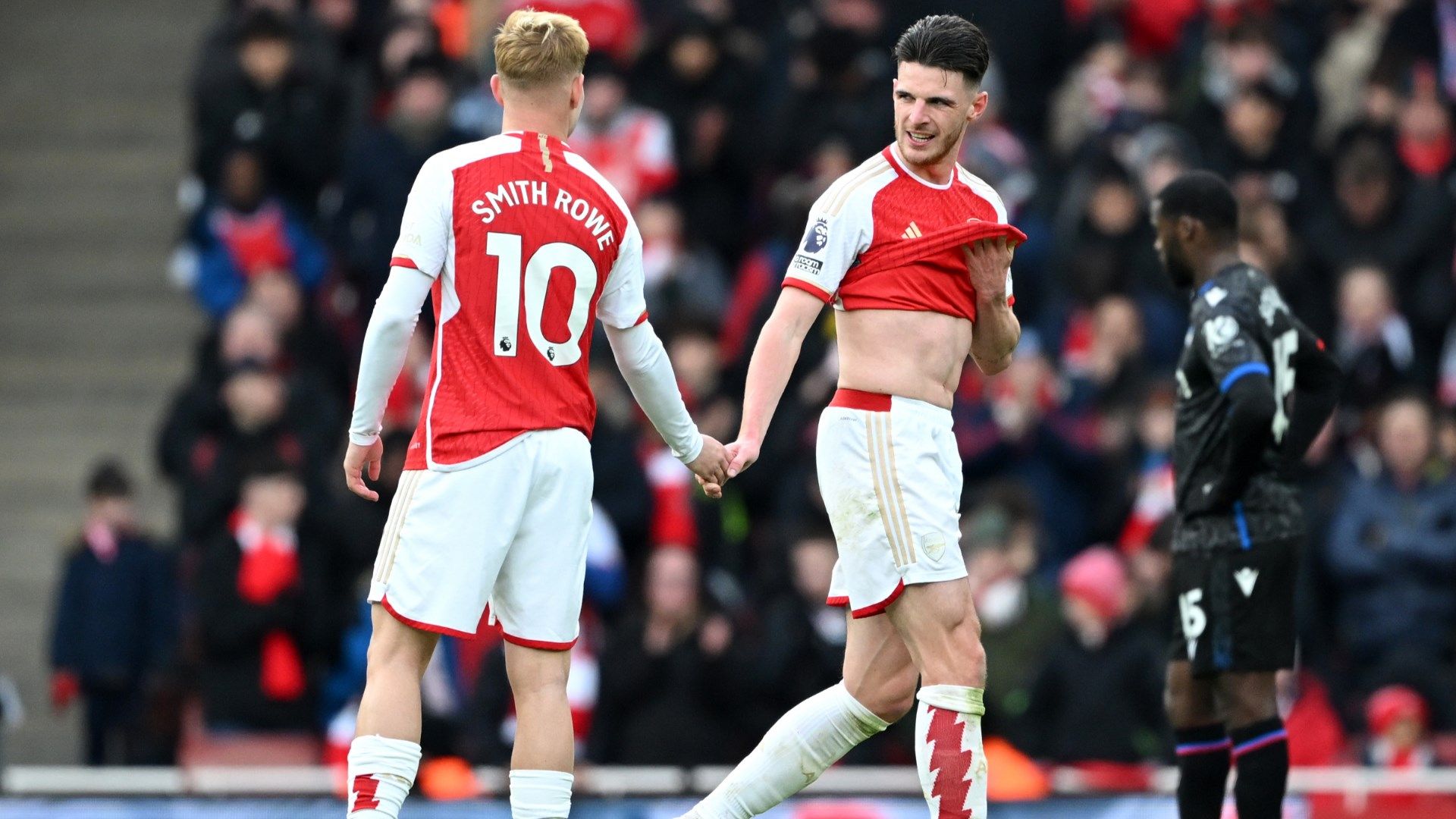 Emile Smith Rowe Declan Rice Arsenal 2023-24