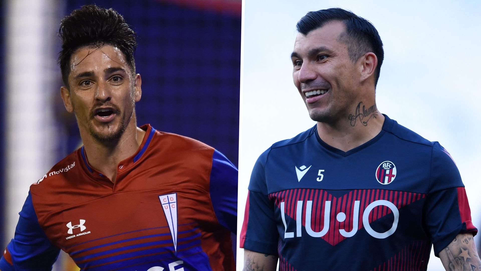 Gary Medel y Fernando Zampedri Universidad Católica