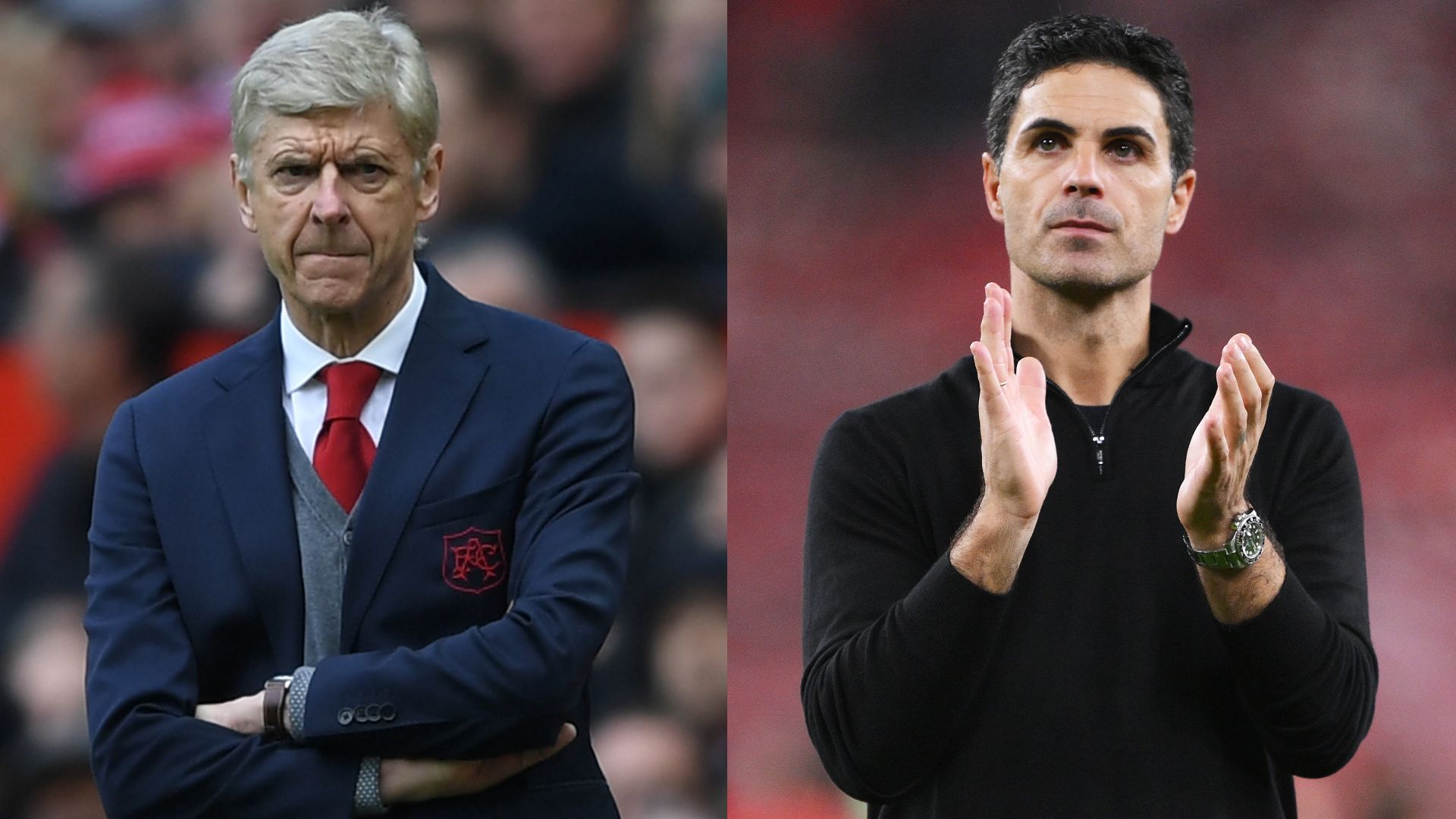 Arsene Wenger Mikel Arteta Arsenal