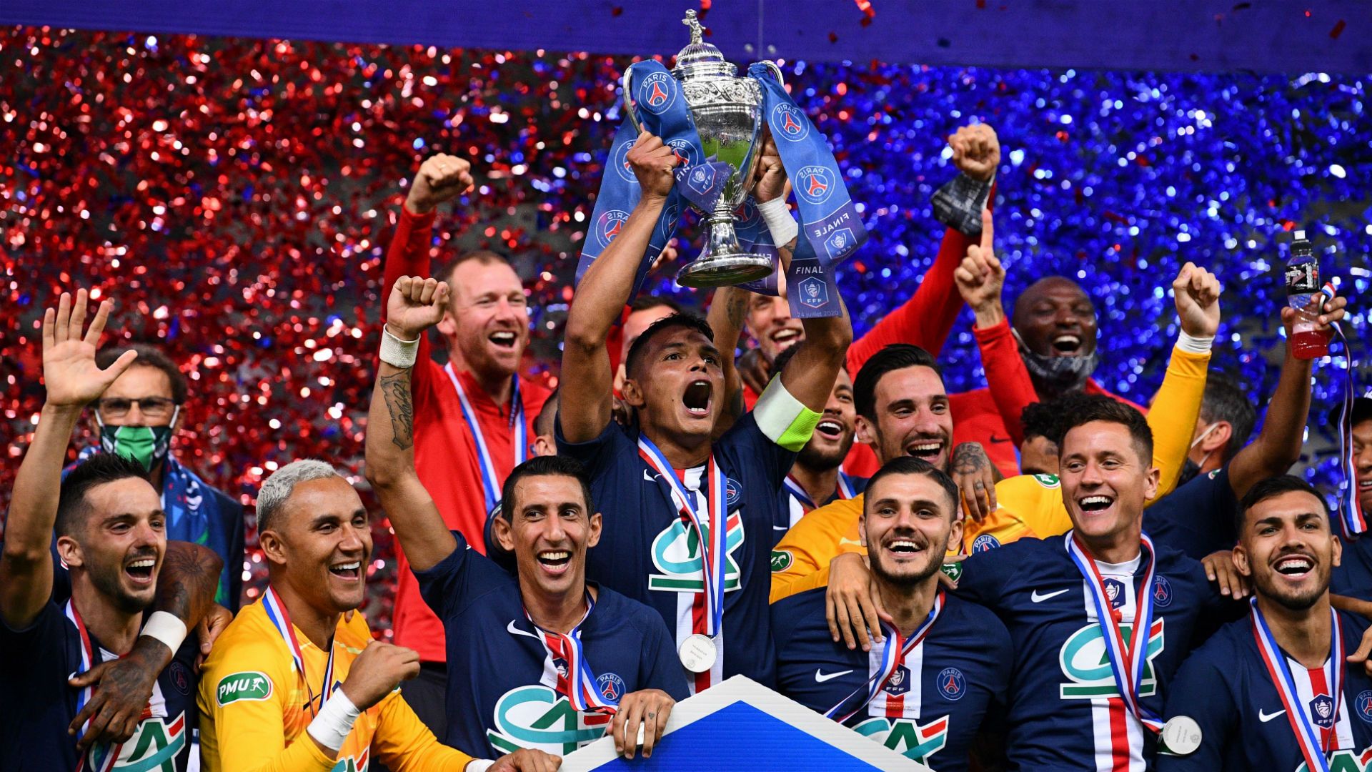 Thiago Silva PSG Coupe de France