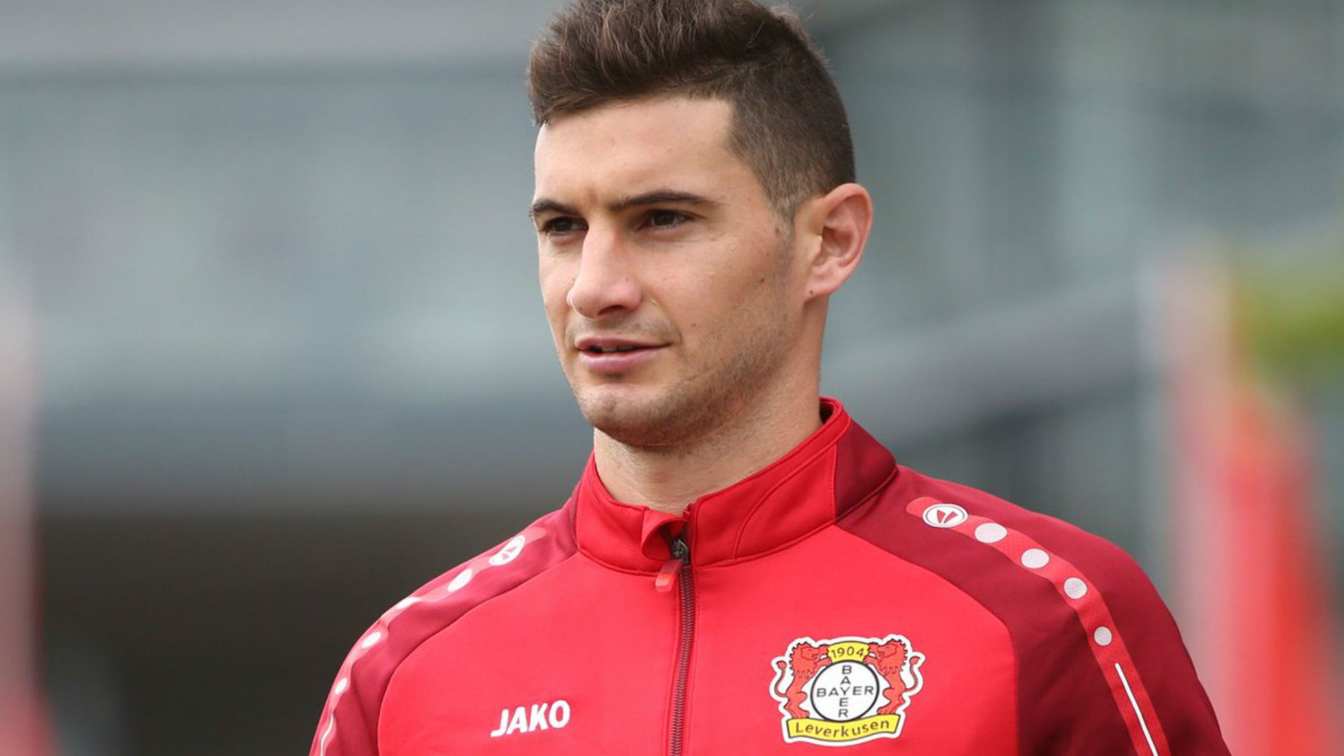 Lucas Alario Bayer Leverkusen 08092017