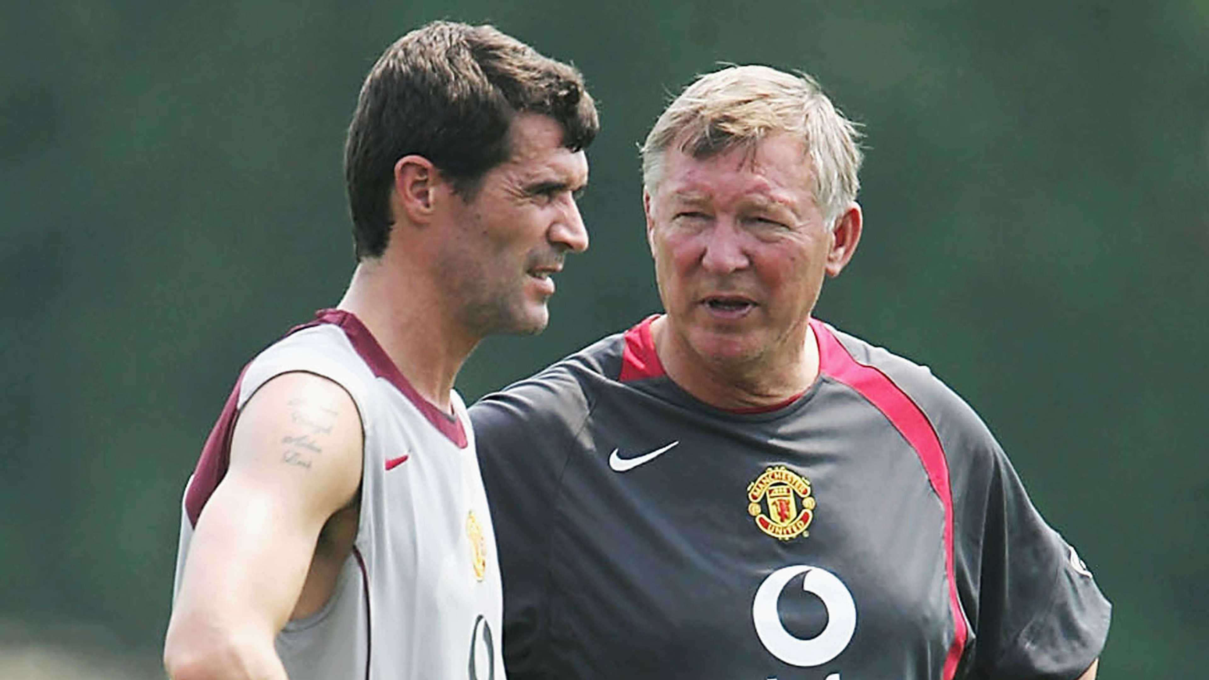 Roy Keane Sir Alex Ferguson Manchester United