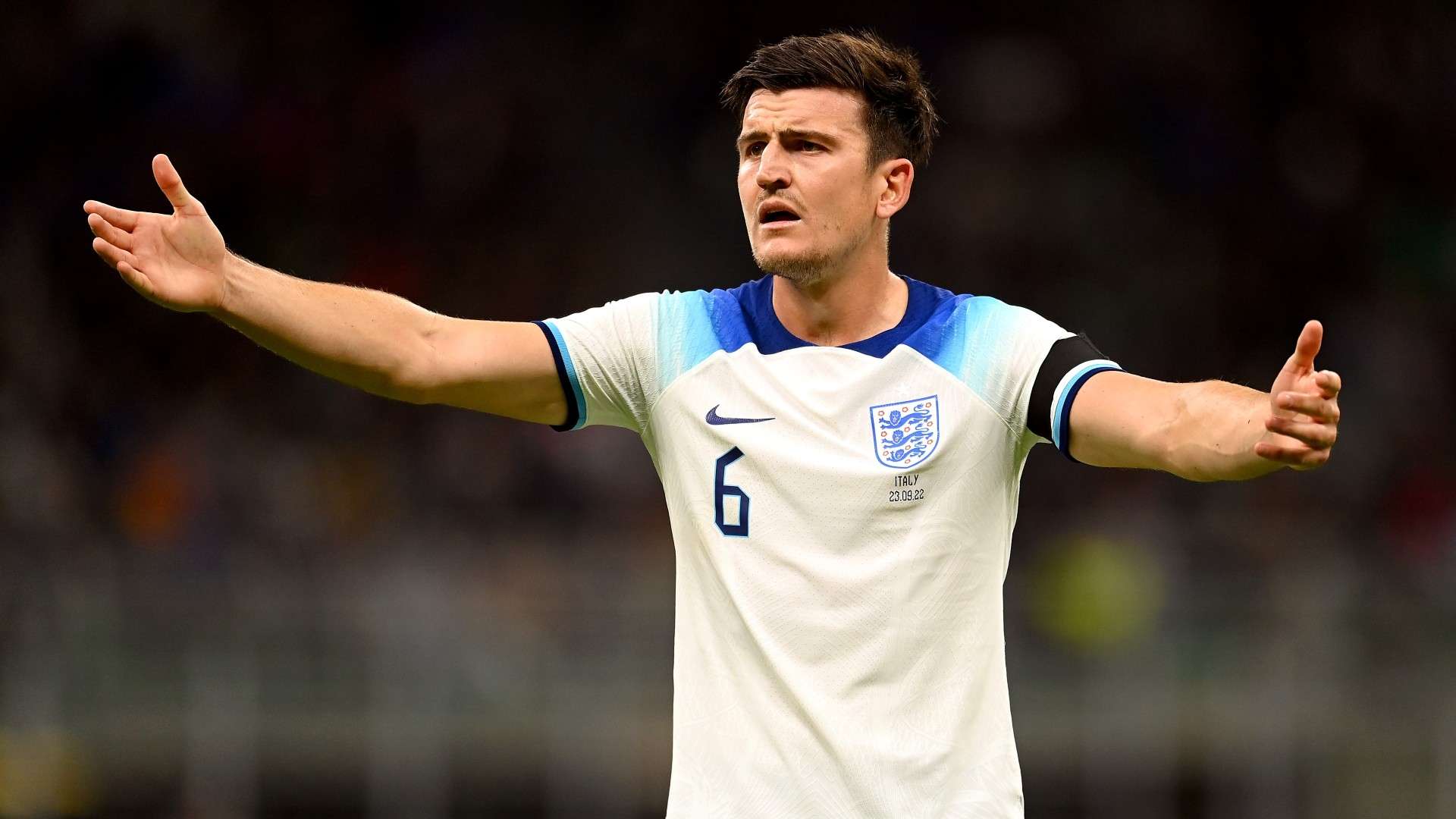 Harry Maguire England Italy 2022