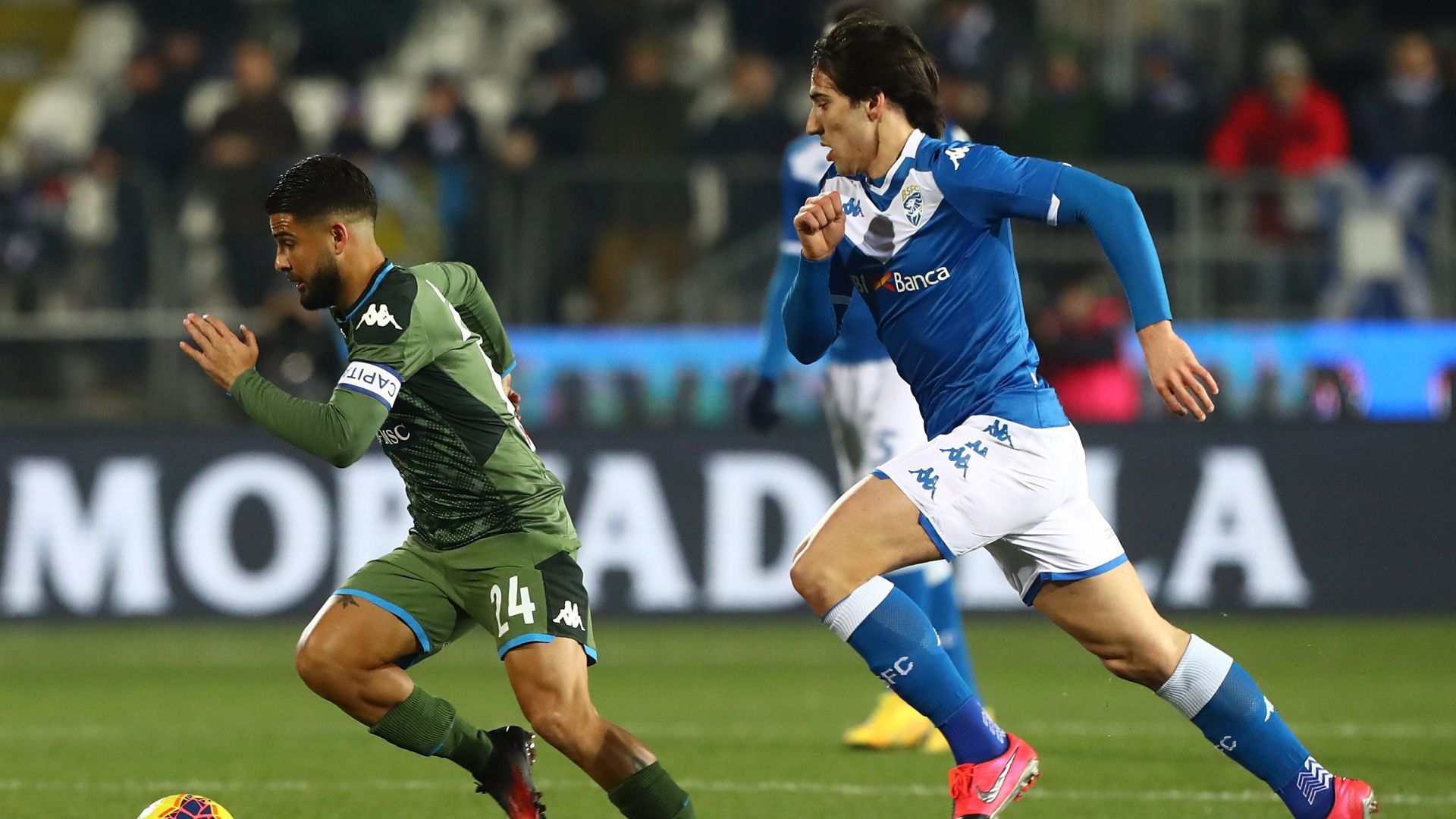 Lorenzo Insigne Sandro Tonali Brescia Napoli Serie A