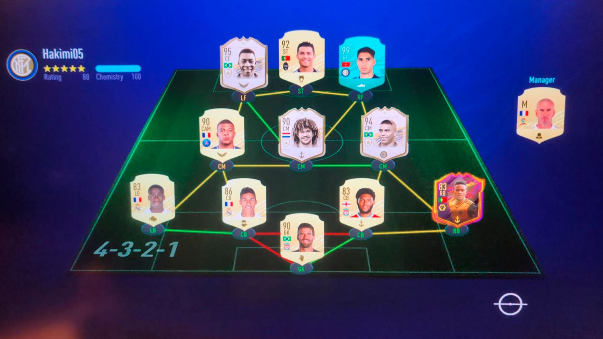 Hakimi - time no FIFA 21