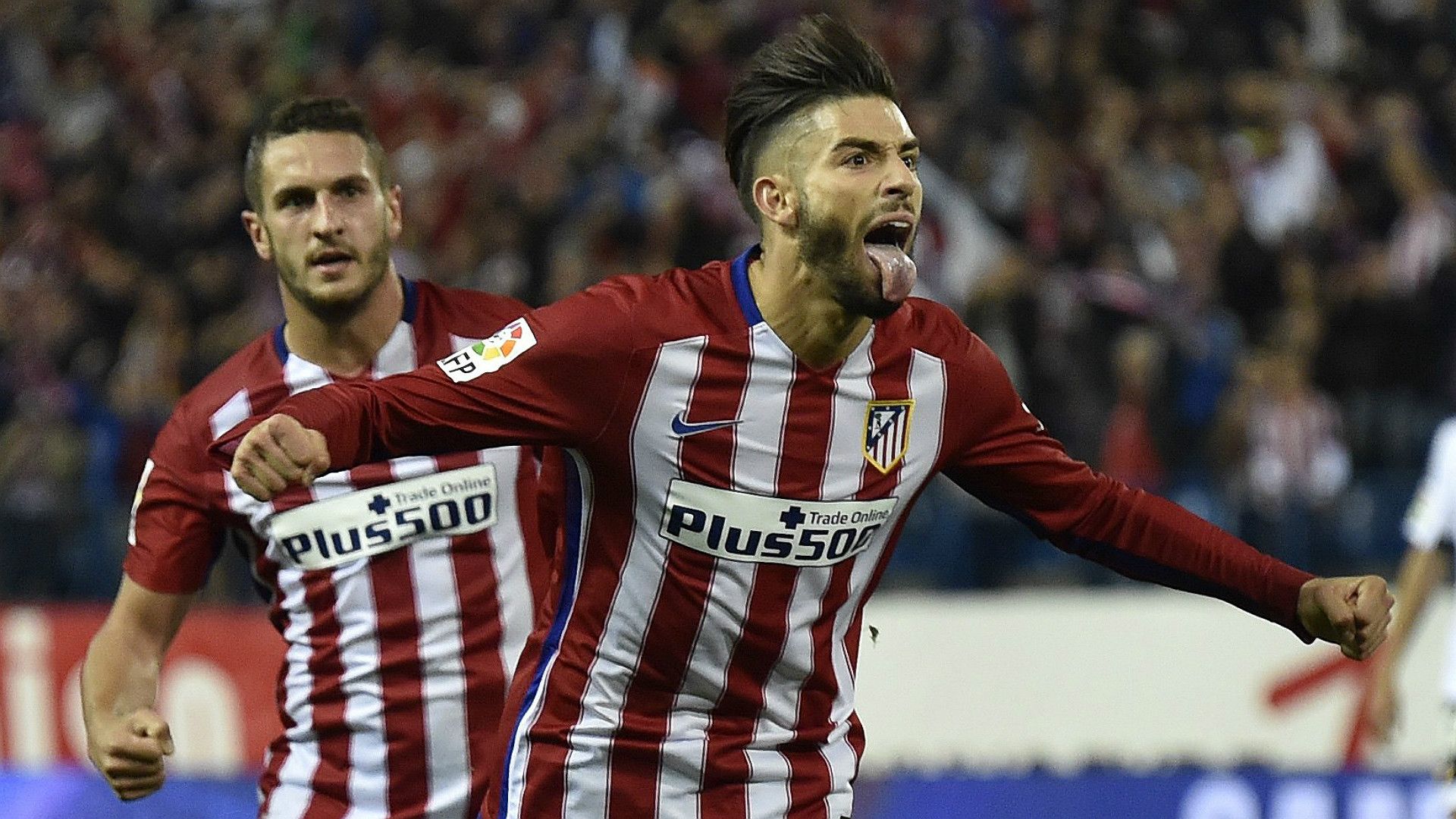 Yannick Ferreira Carrasco Koke Atletico Madrid Valencia La Liga 25102015