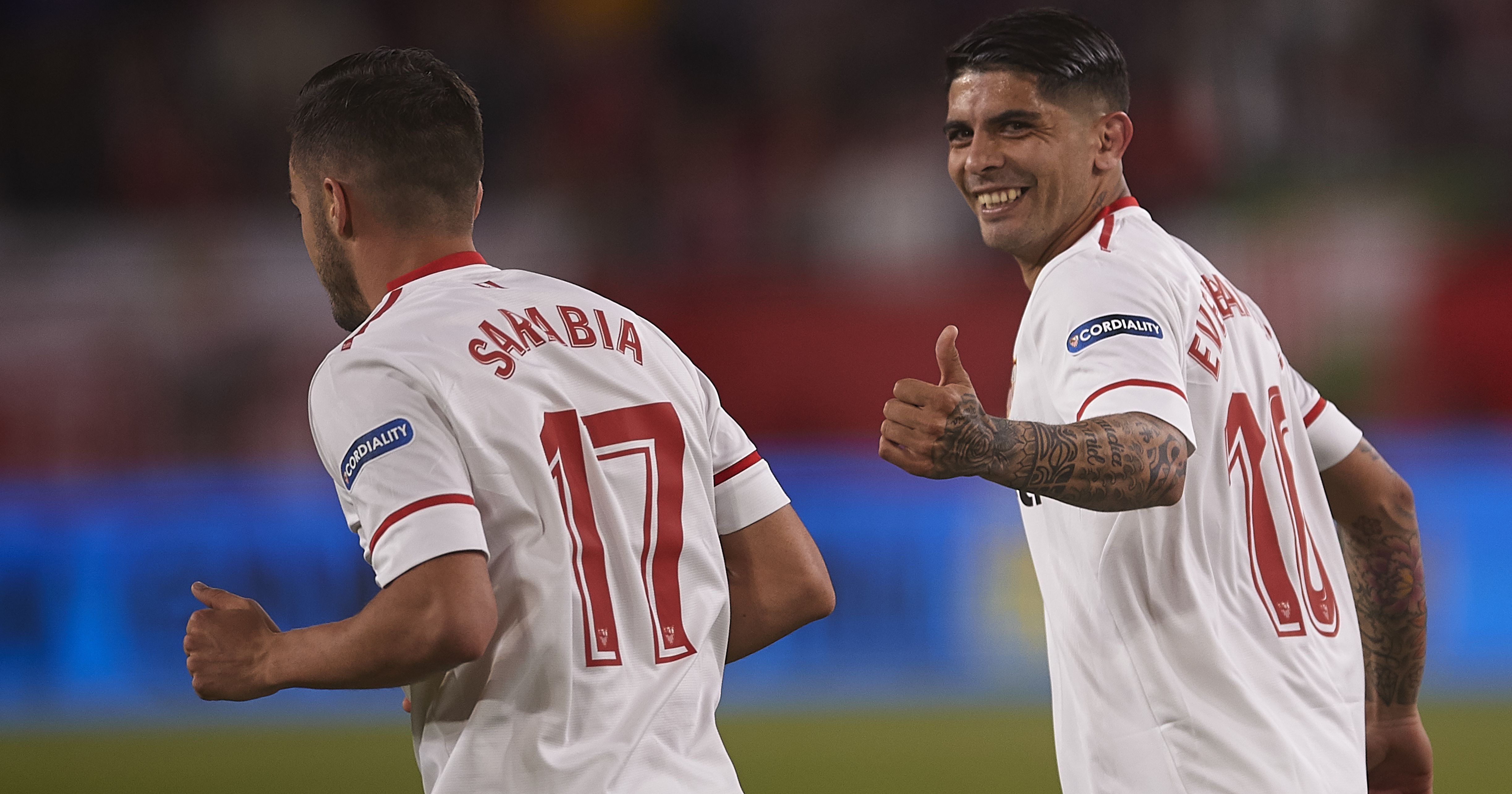 Sarabia Banega Sevilla Real Sociedad