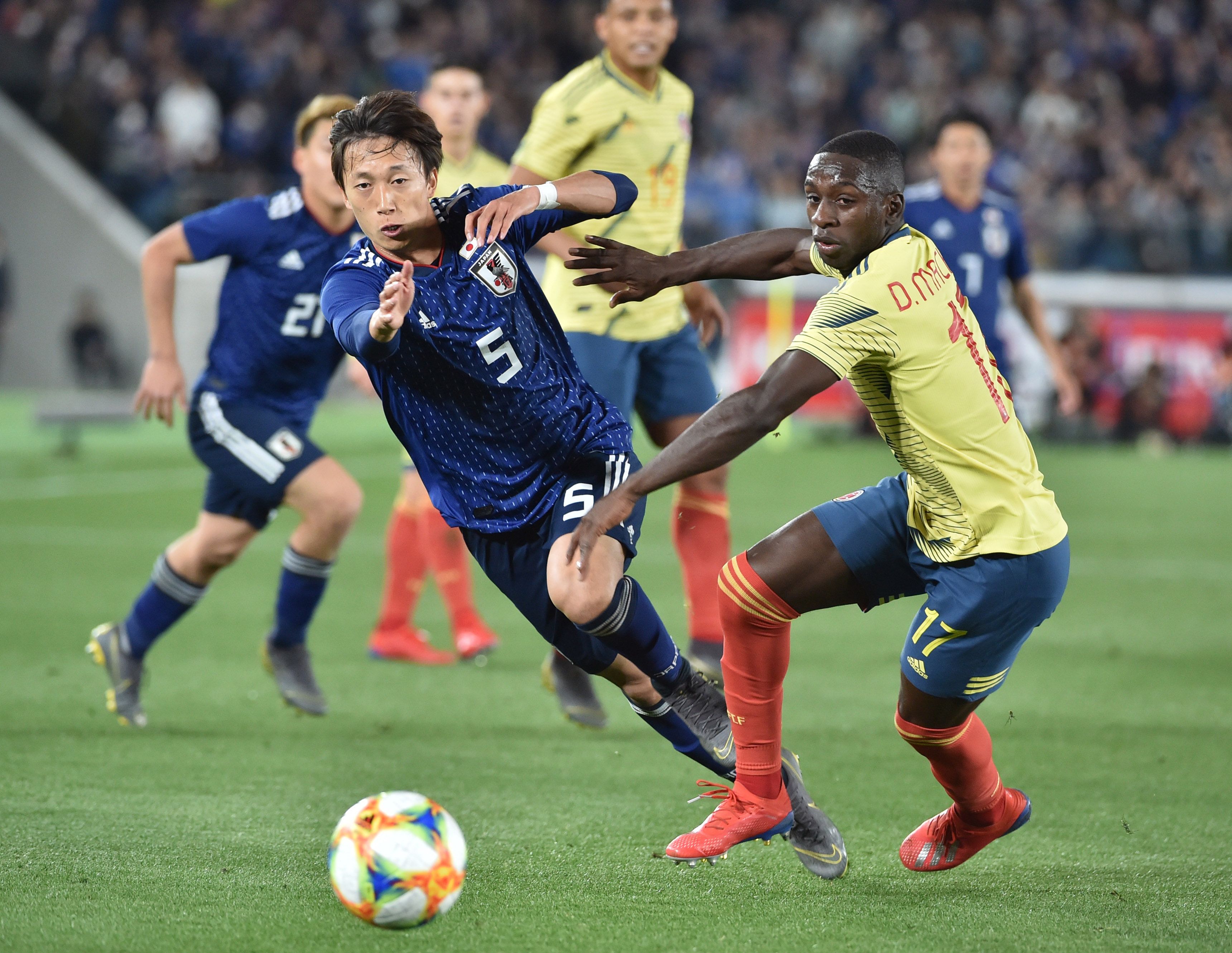 Deiver Machado Colombia - Japón Amistoso 2019