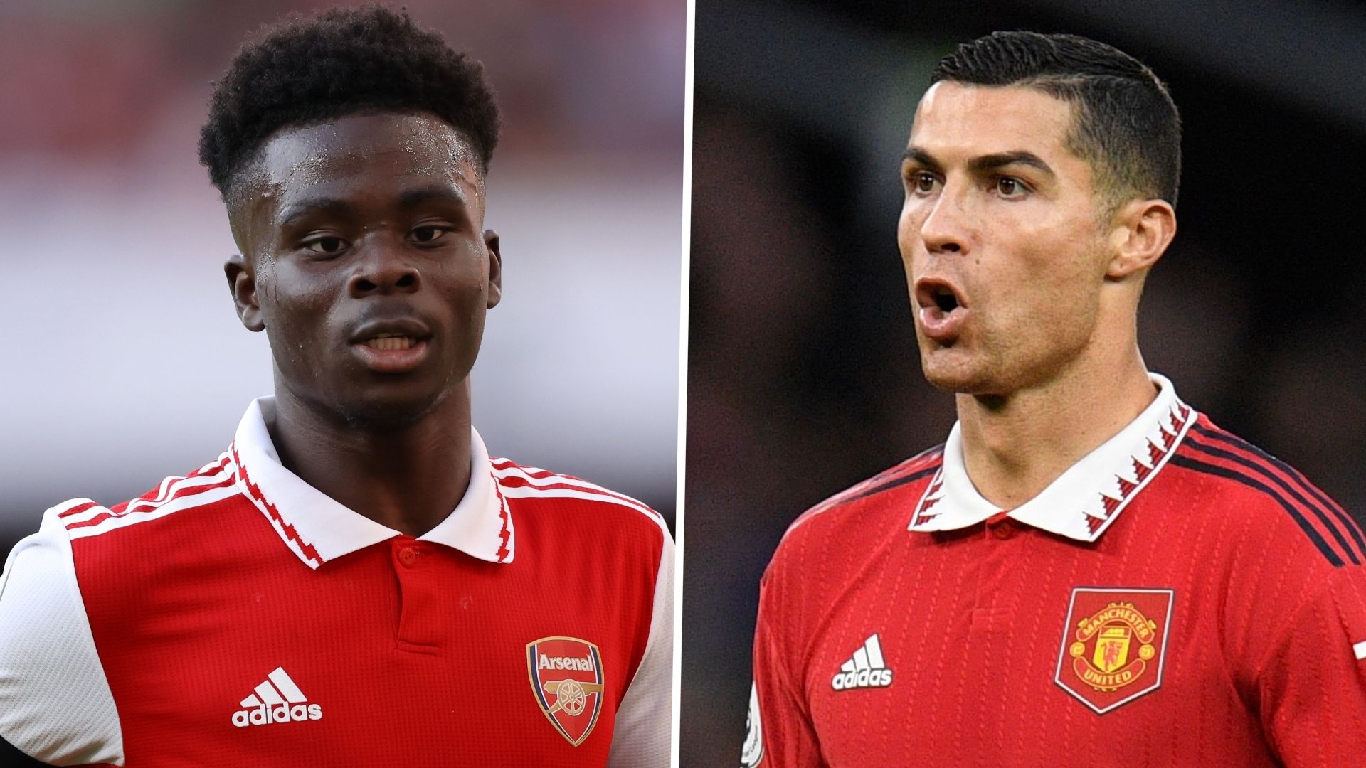 Bukayo Saka Cristiano Ronaldo