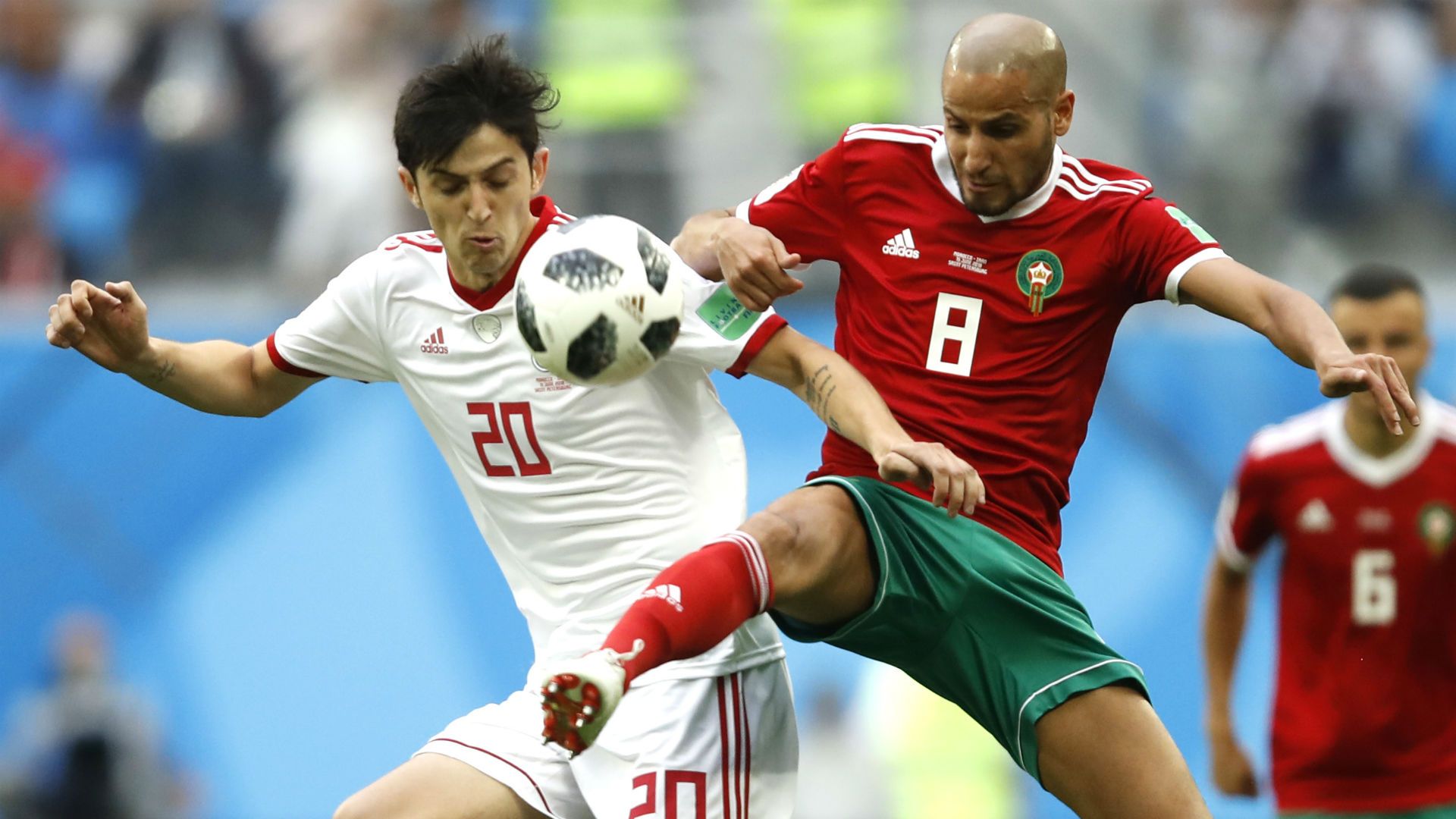 Sardar Azmoun Iran Karim El Ahmadi Morocco