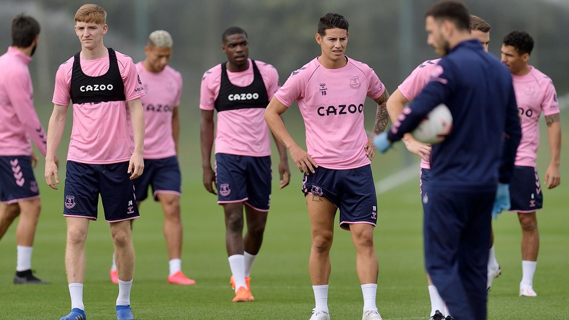 James Rodríguez Entrenamientos Everton 2020
