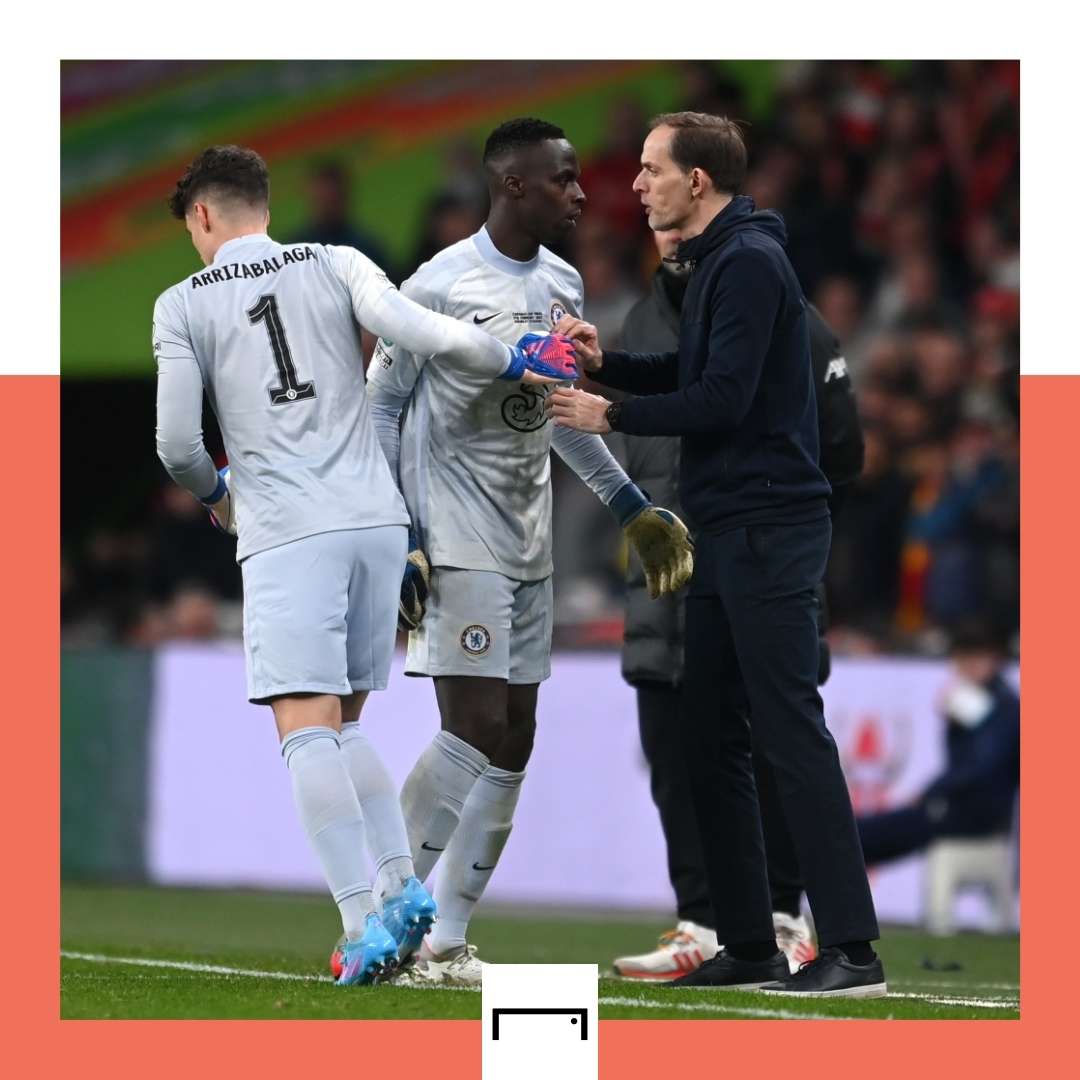 Kepa Arrizabalaga Edouard Mendy Thomas Tuchel Chelsea GFX