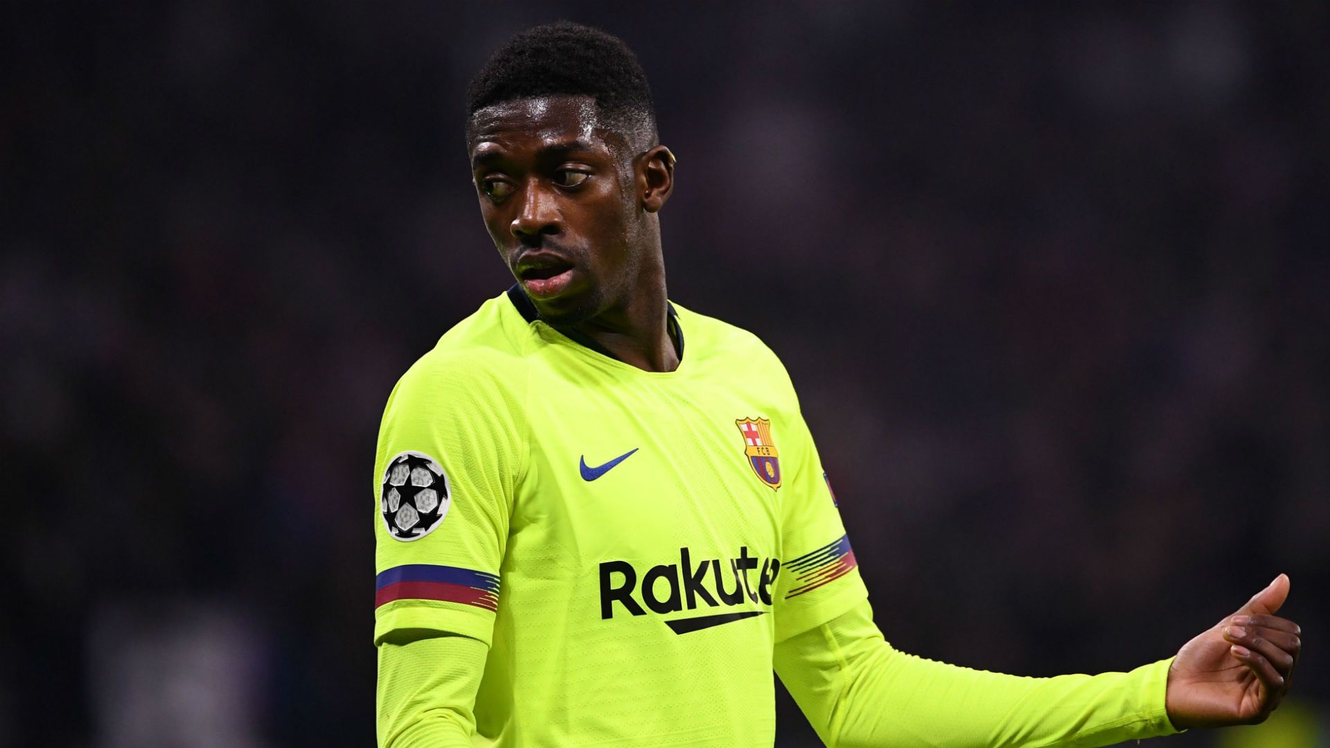 Ousmane Dembele Lyon Barcelona Champions League 19022019
