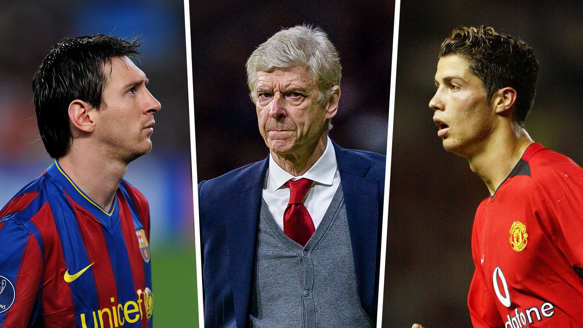 Messi, Wenger, Ronaldo