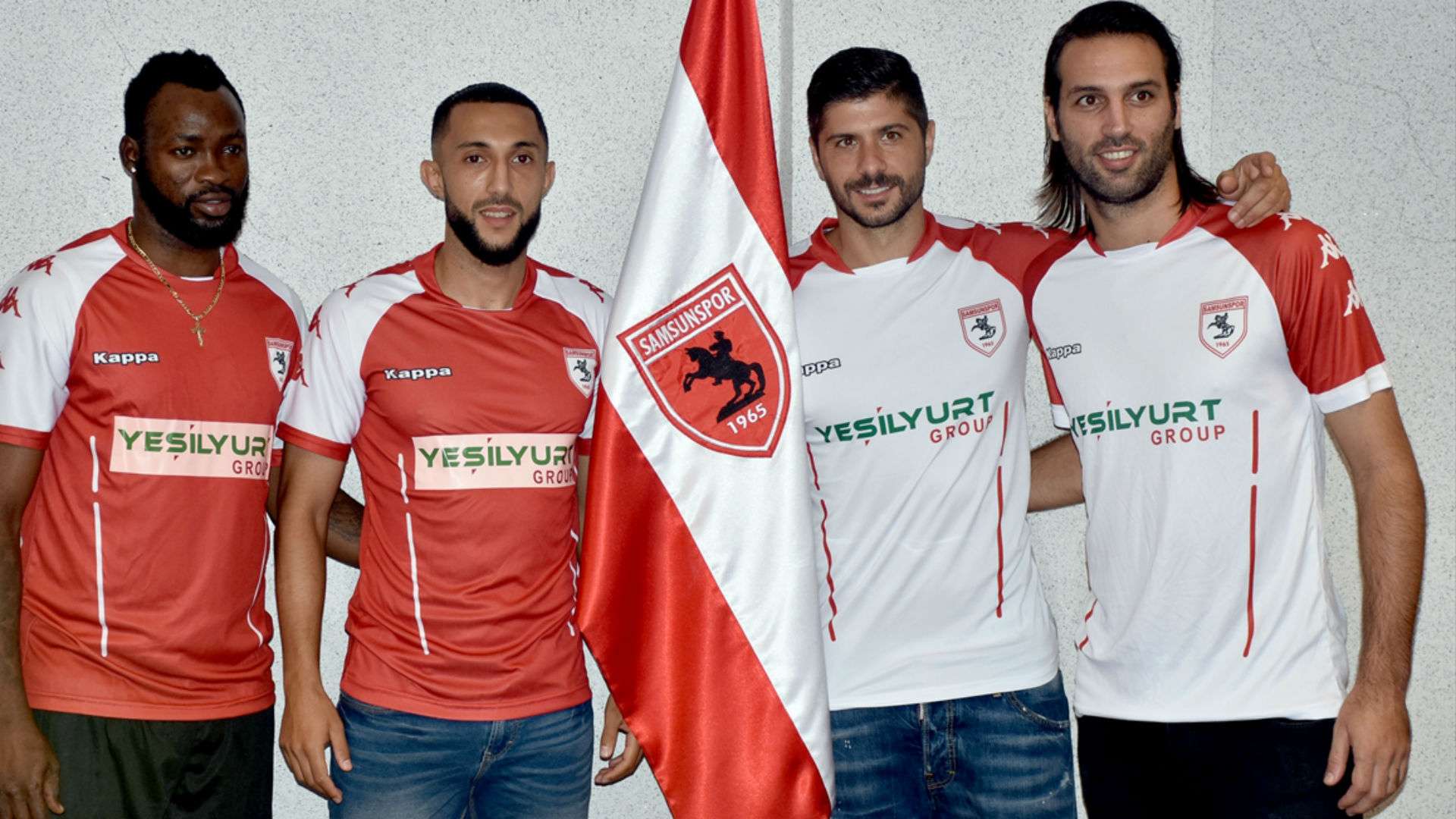 Georgios Samaras, Mihalis Sifakis, Davy Angan, Mohamed Larbi Samunspor