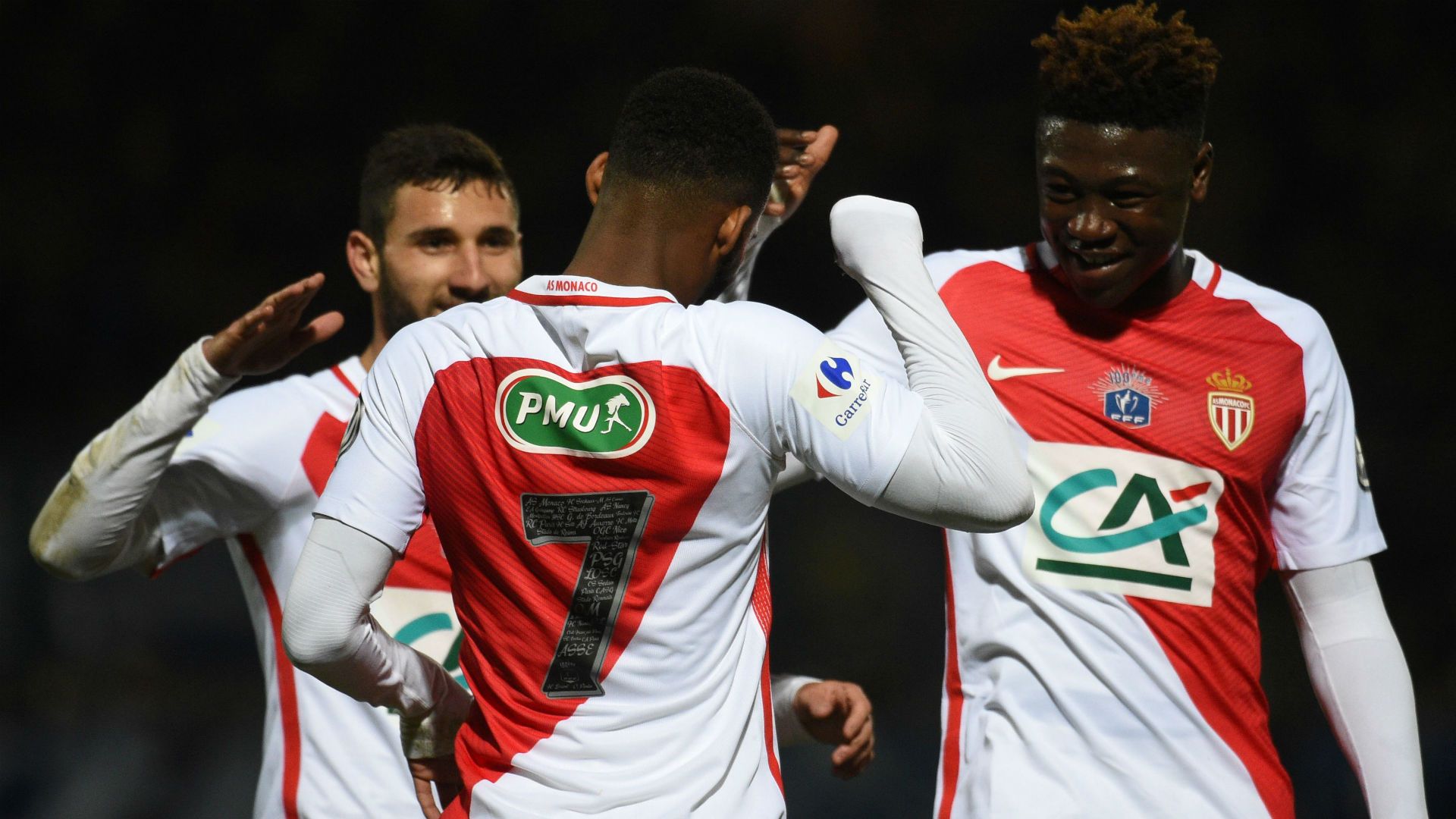 Thomas Lemar Chambly Monaco Coupe de France 01022016