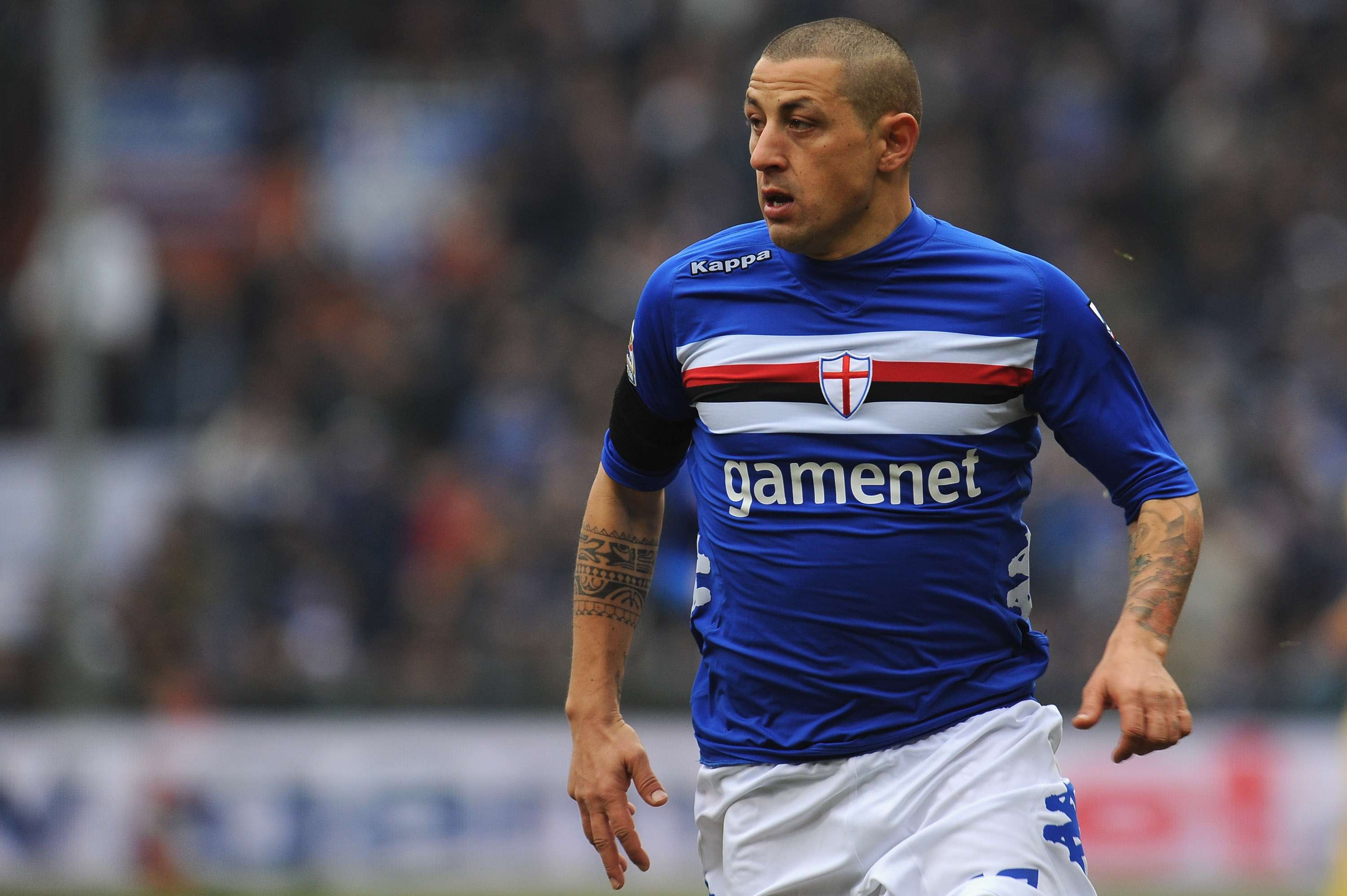 Sampdoria defender Angelo Palombo