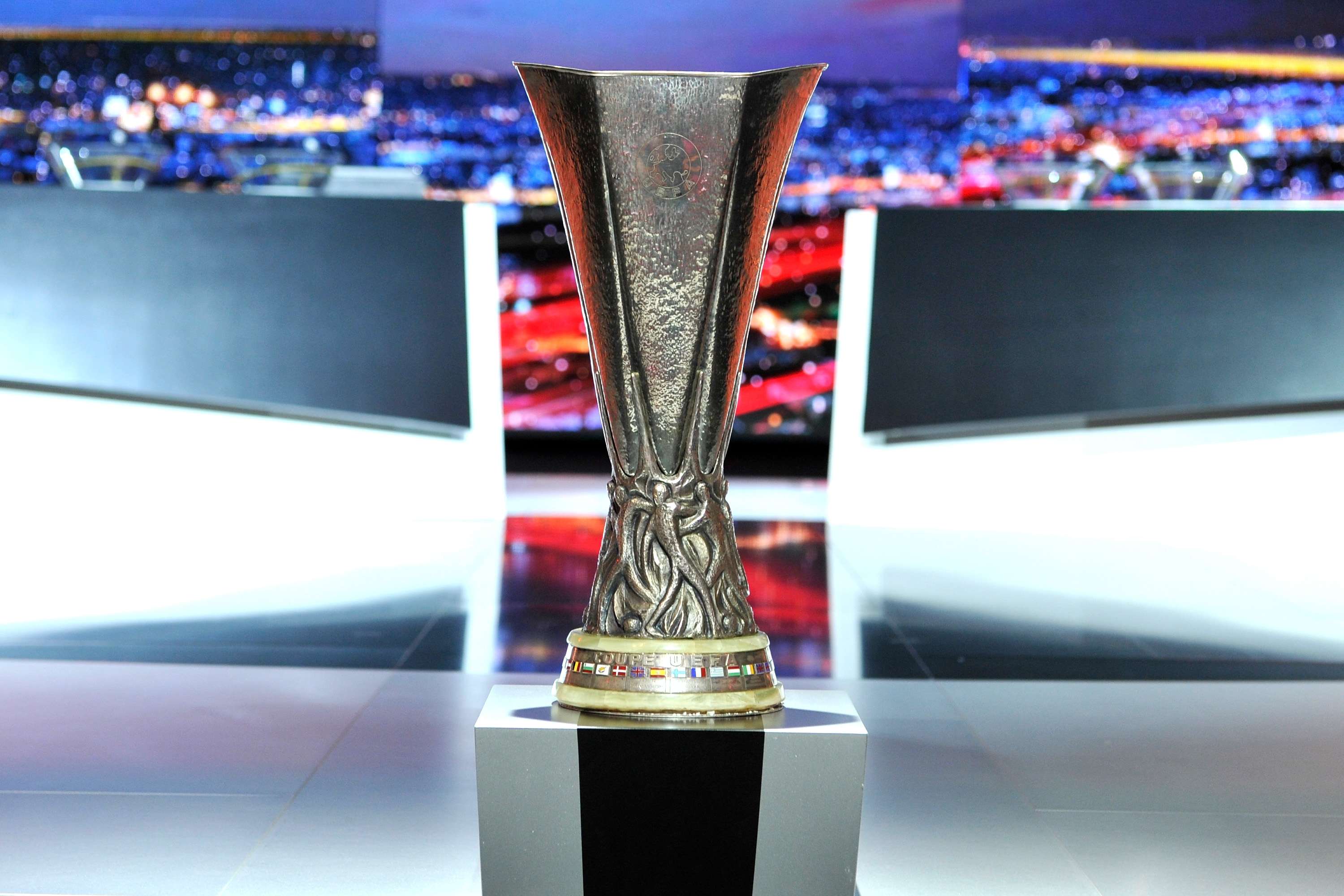 The UEFA Europa League trophy