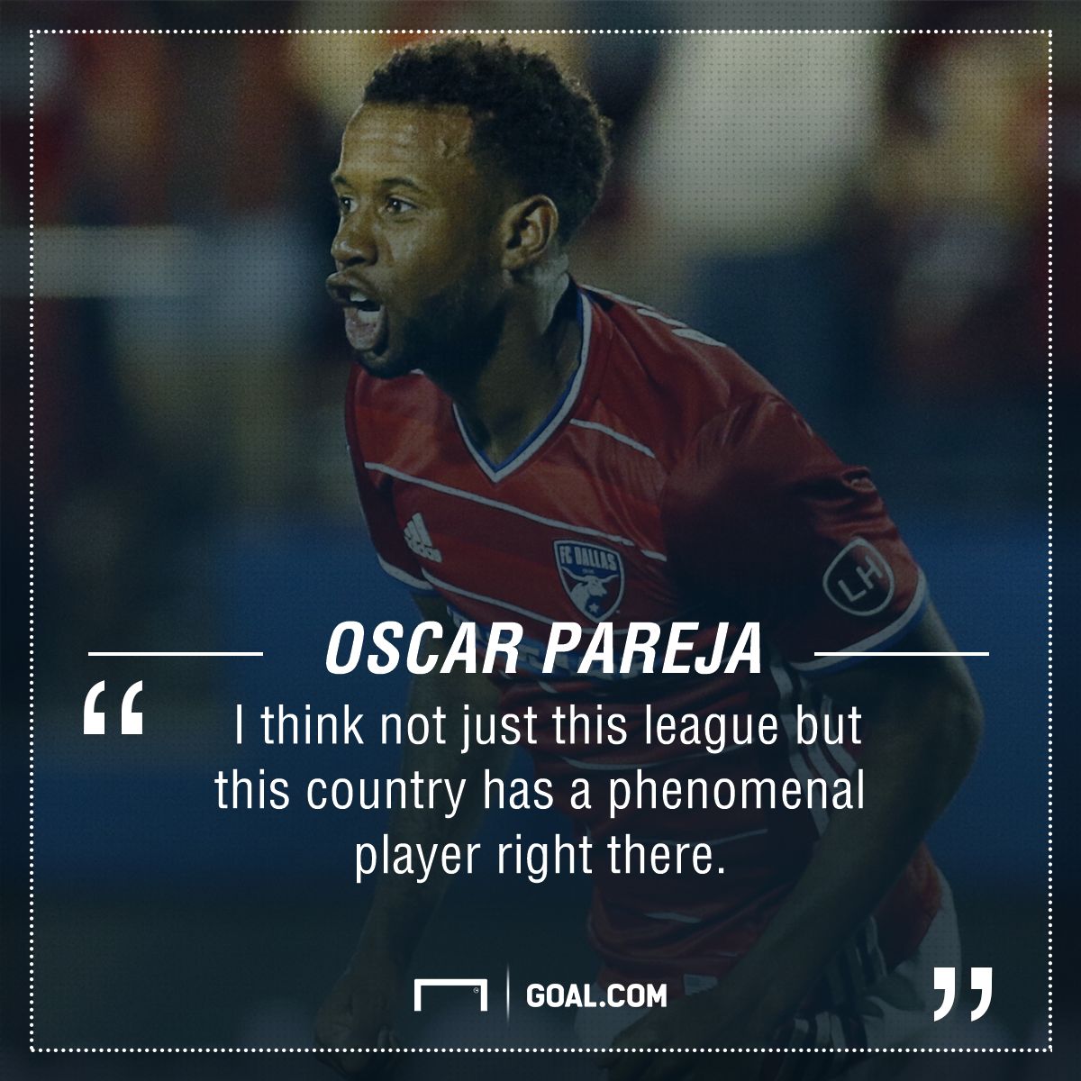 Kellyn Acosta playing surface