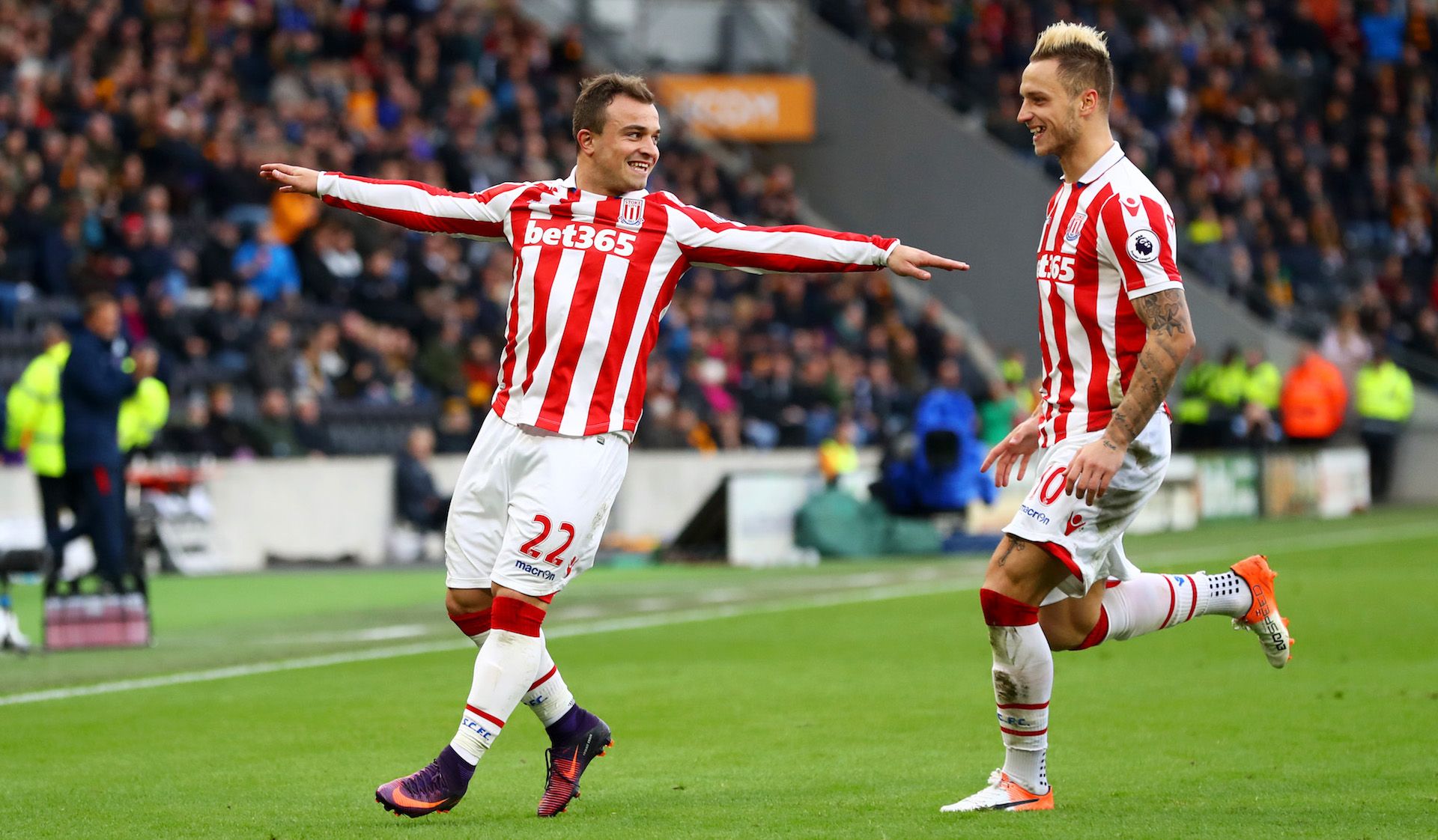 Xherdan Shaqiri & Marko Arnautovic