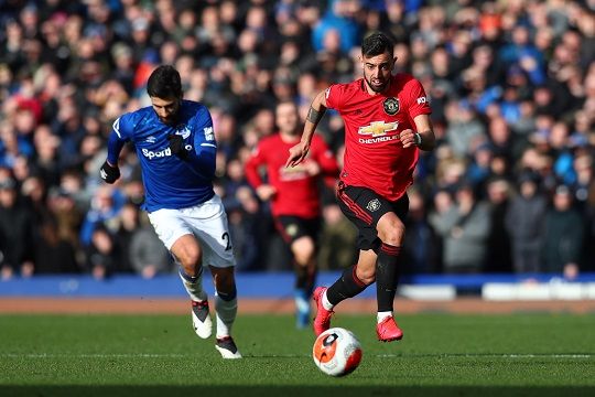 맨유 에버턴 브루누 고메스