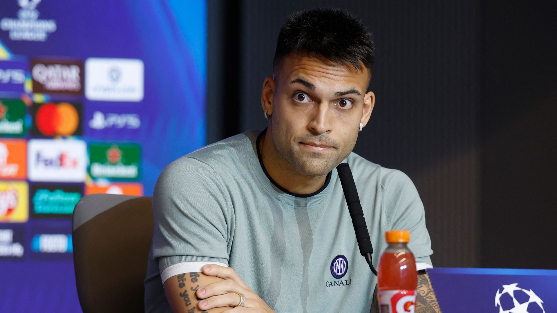 Lautaro Martinez Inter conferenza