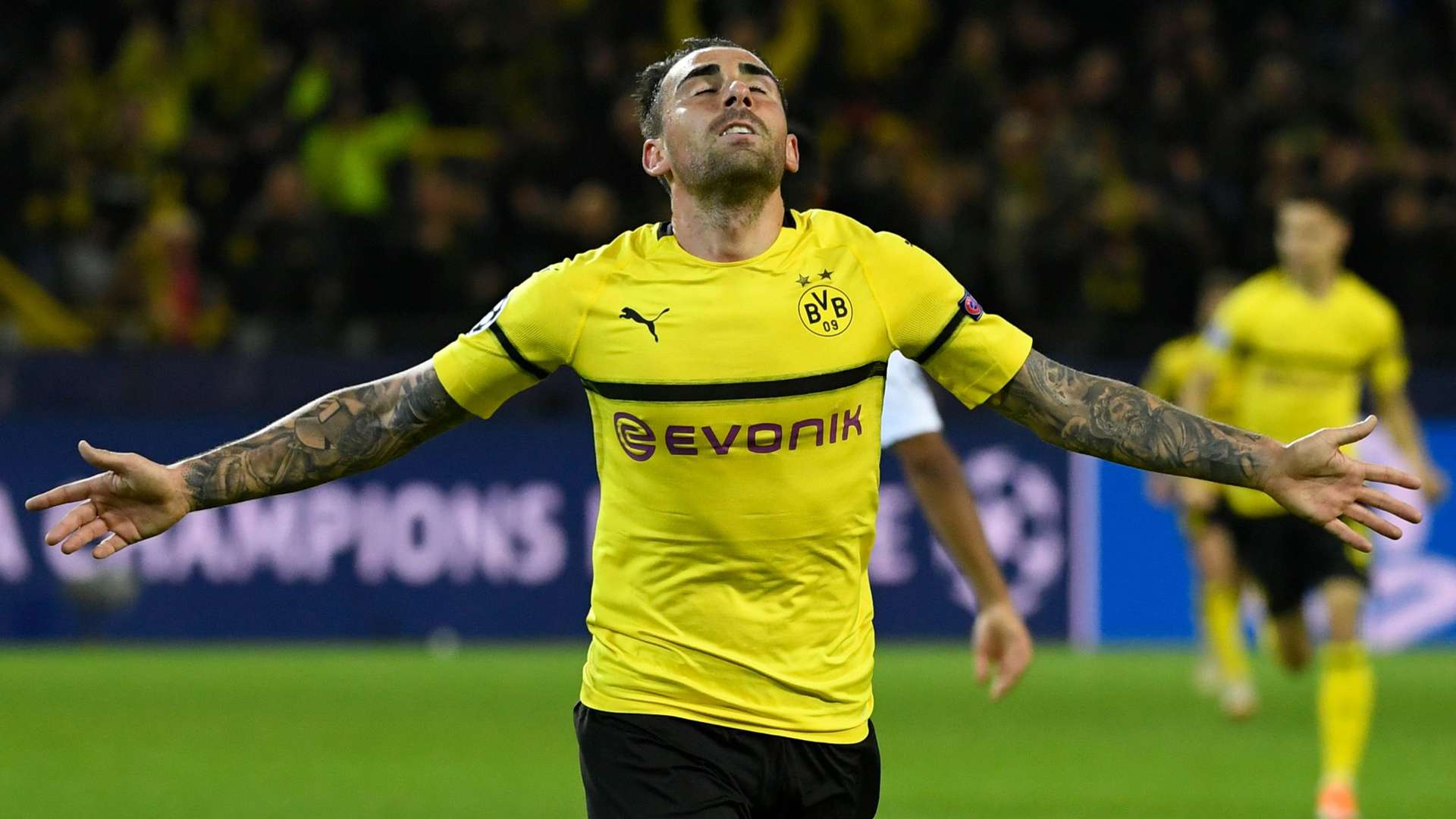 Paco Alcacer Borussia Dortmund BVB Monaco