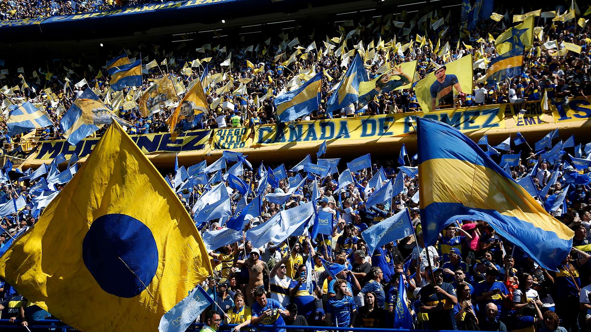 Hinchas Boca Bombonera 2023
