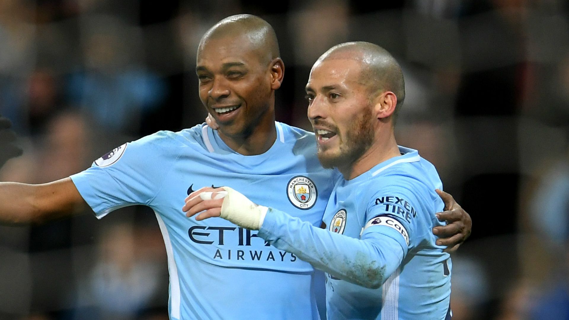 Fernandinho David Silva Manchester City