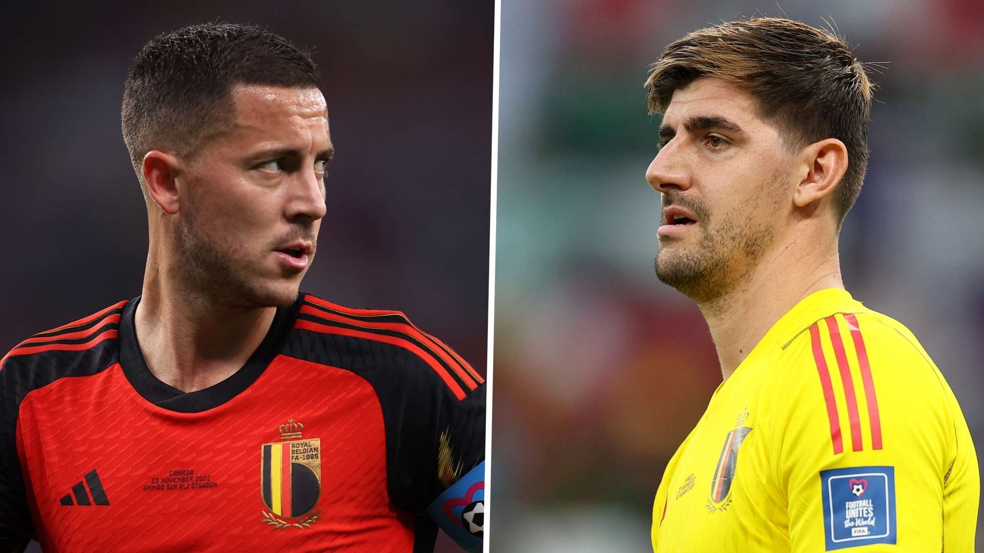 Eden Hazard Thibaut Courtois