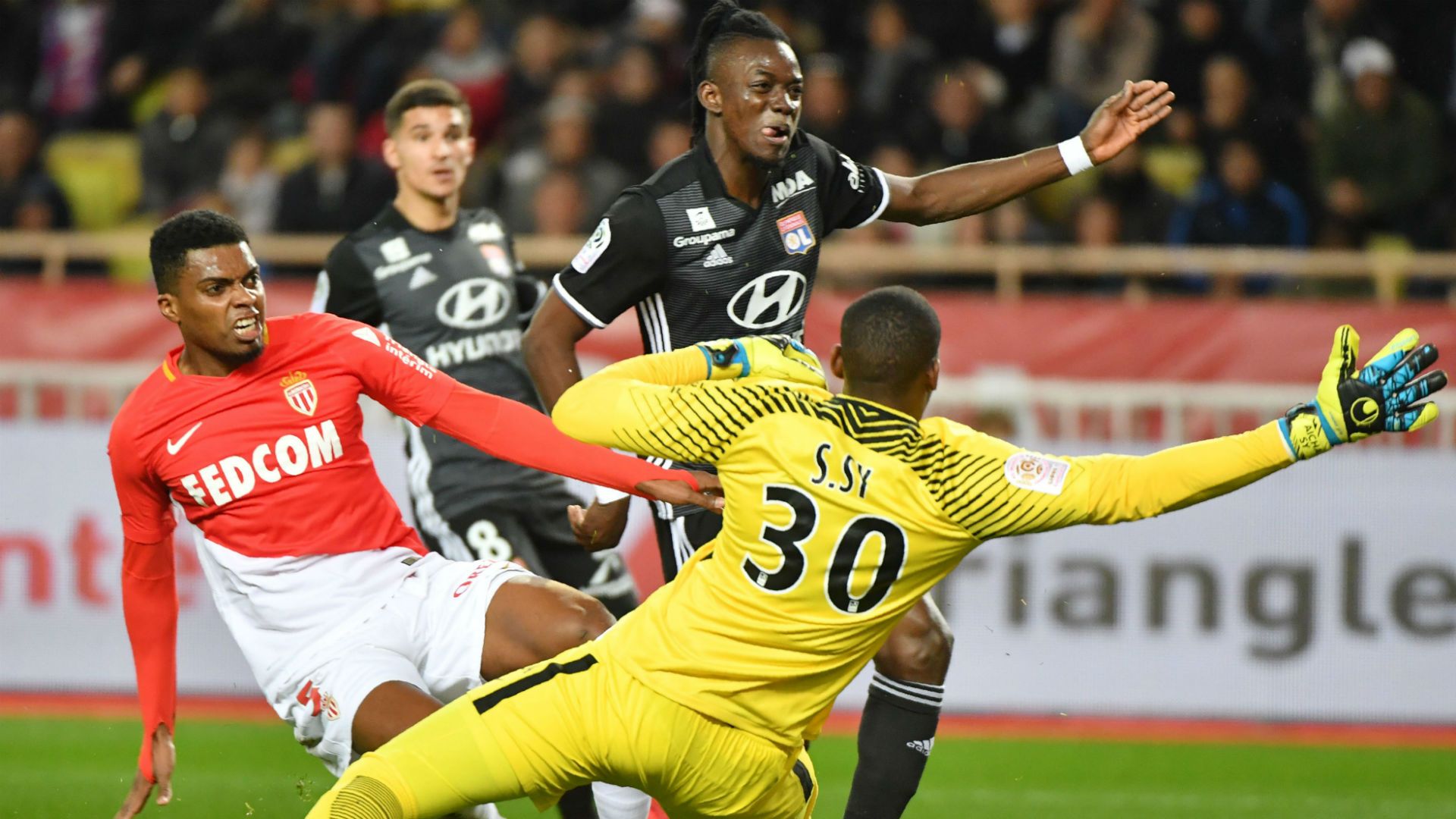Bertrand Traore Monaco Lyon Ligue 1 04022018