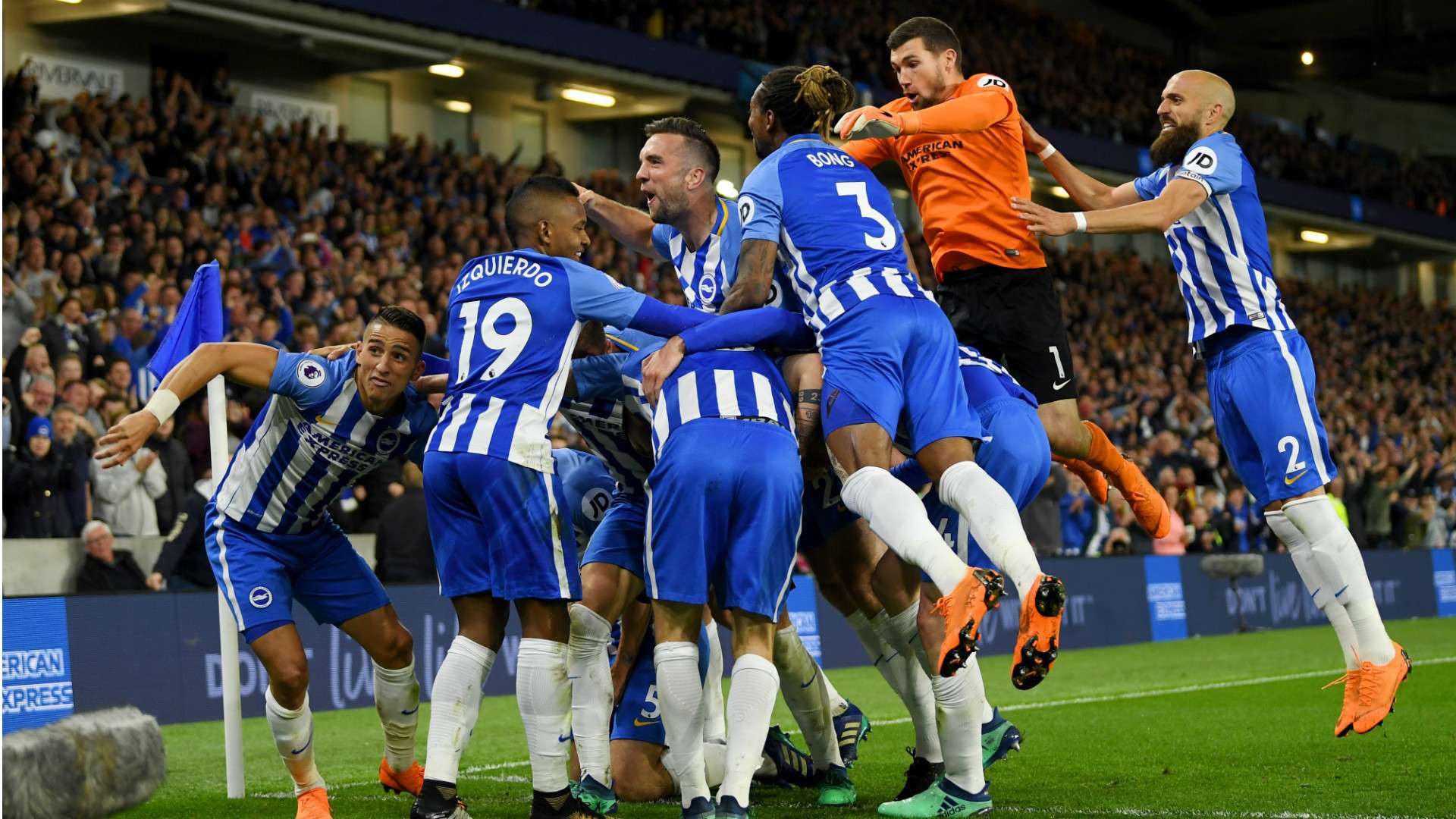 Brighton celebrate
